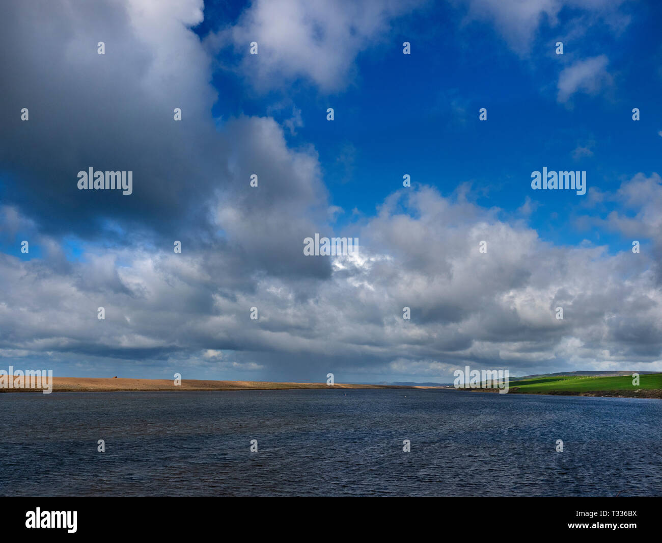 Chesil Beach und die Flotte auf der Jurassic Coast in Dorset Südengland Stockfoto