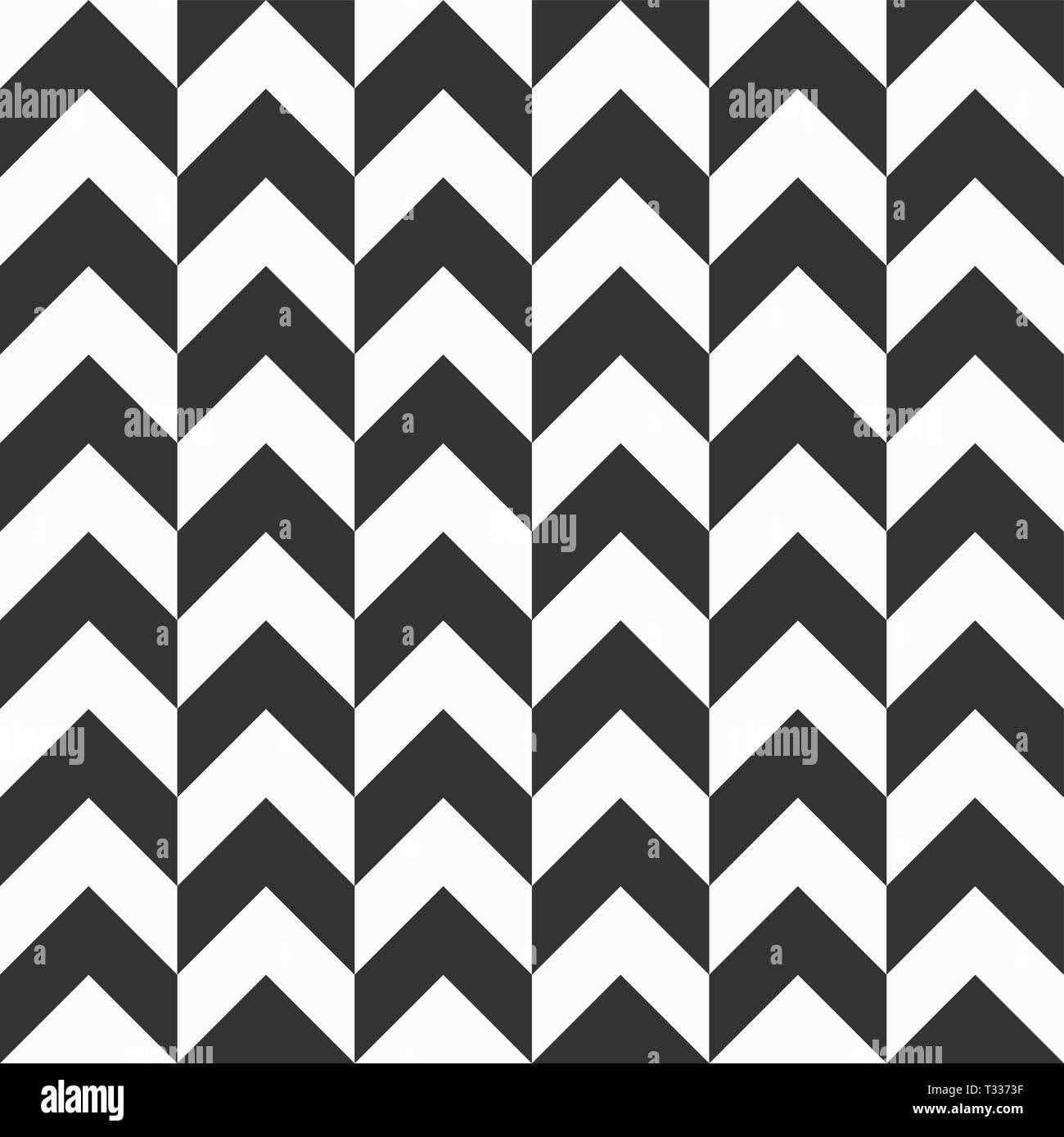 Nahtlos Pfeile Muster. Fischgrätmuster. Moderne, elegante Textur. Vektor monochromen Hintergrund. Stock Vektor