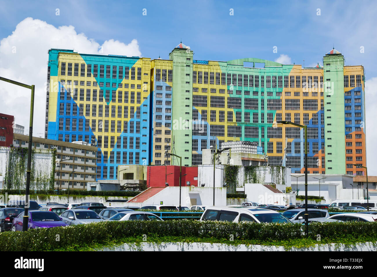 Genting Highlands, Malaysia - Oktober 18,2017: Genting First World Hotel ist ein 3 Sterne Hotel, das in Bentong, Pahang, Malaysia befindet. Stockfoto