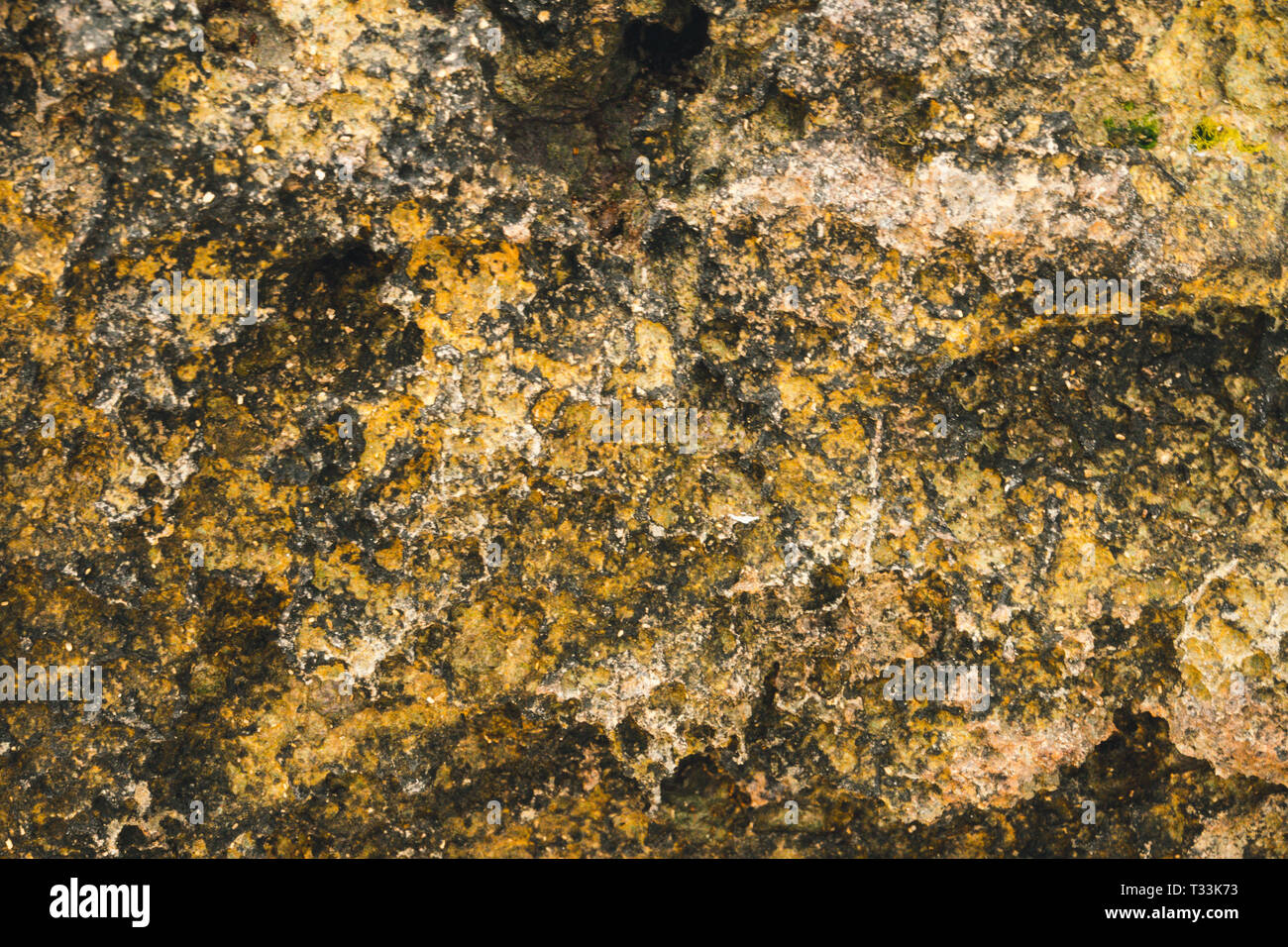 Texturen und Muster von Felsbrocken in der Natur. Muster und Strukturen der Felsen in der Natur. Strukturen und Mustern der Steine in der Natur, braunen Felsen, Red Rocks Stockfoto