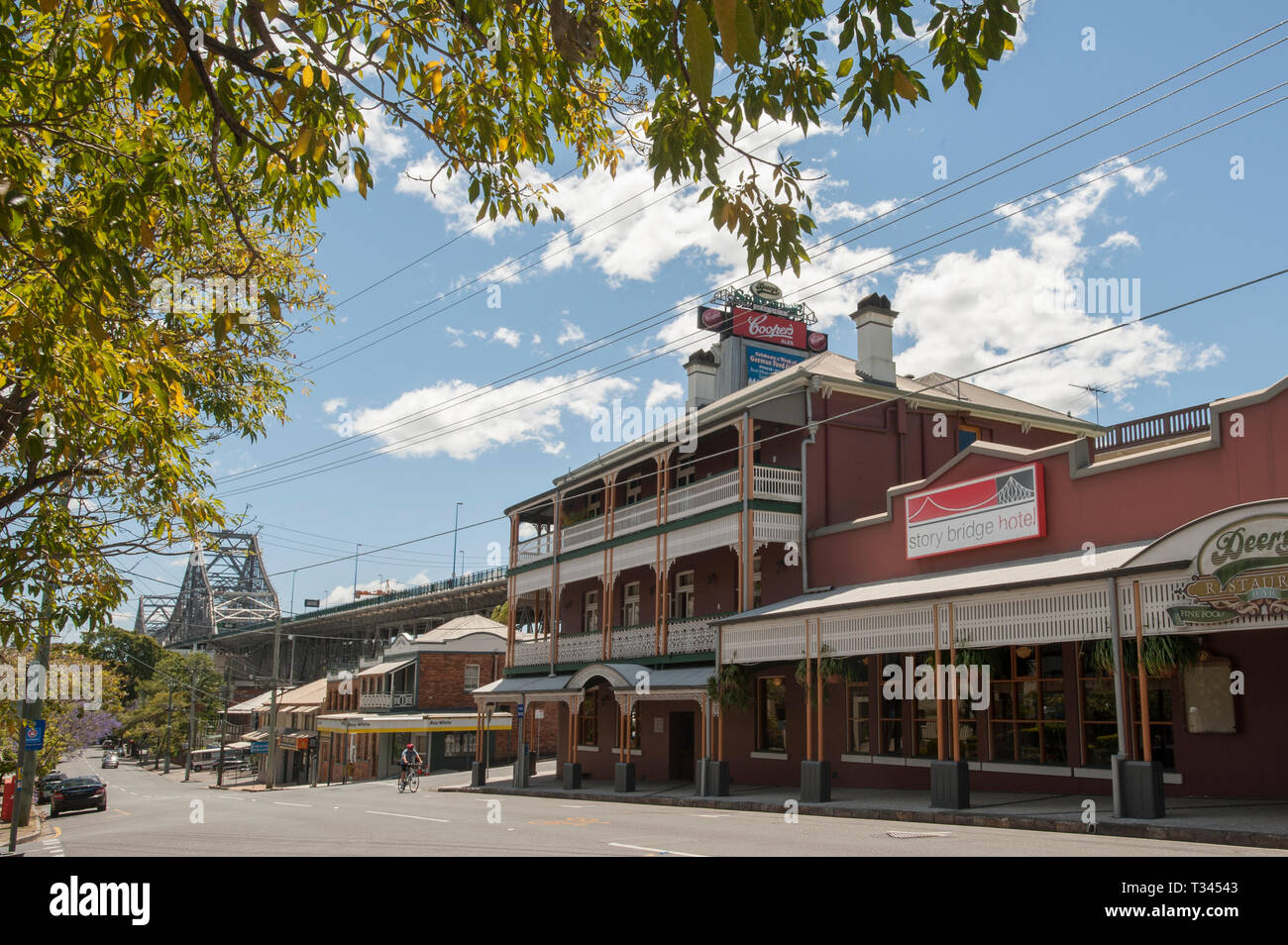 Straßenbild in Brisbane, Queensland, Australien Stockfoto