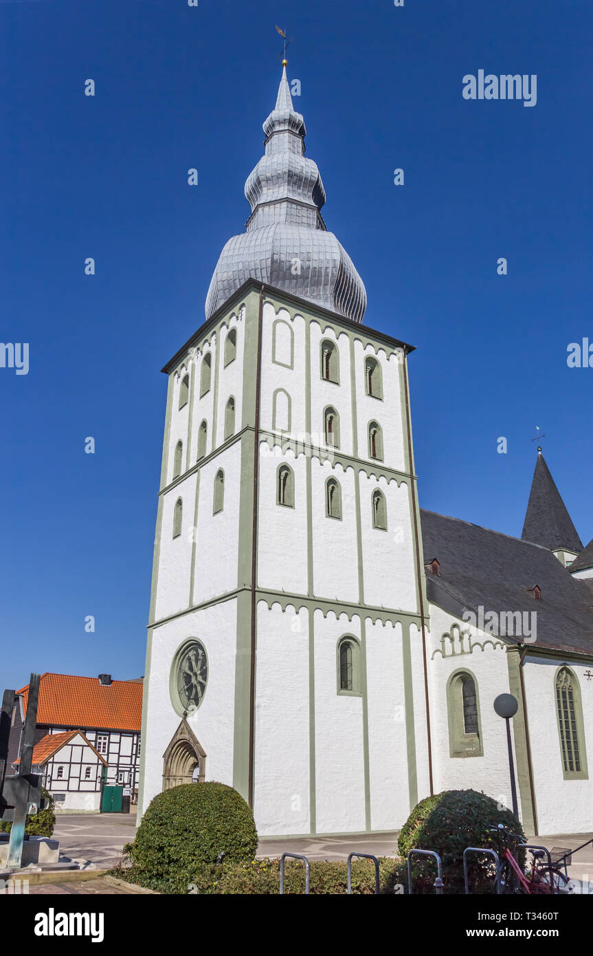 Marien Kirche am Marktplatz in Lippstadt, Deutschland Stockfoto