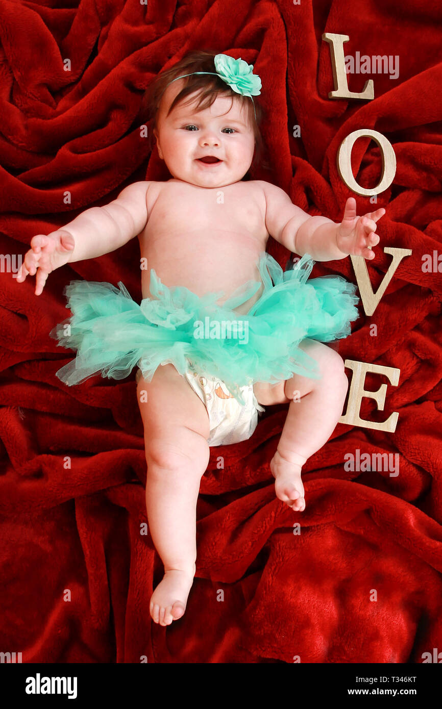 Pretty Baby Girl Stockfoto