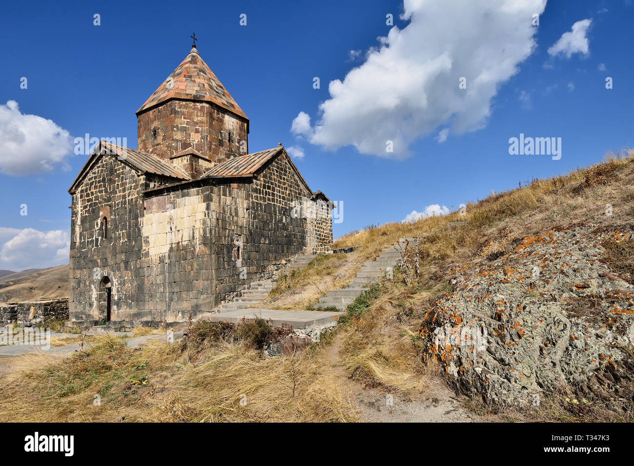 Armenien, Sevanavank Tempel Komplex auf der Halbinsel des Sevan Stockfoto