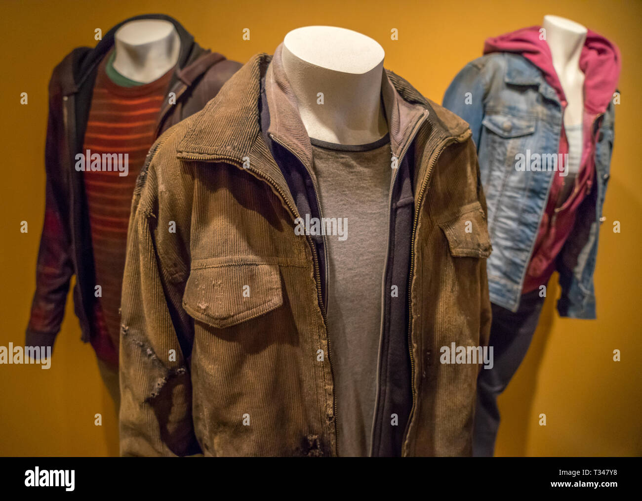 Warner Bros Studio Tour Harry Potter Kostüme auf Anzeige, Burbank, Kalifornien, USA Stockfoto