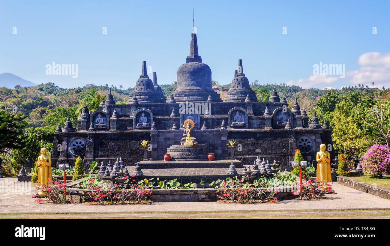 Kloster Brahmavihara-Arama Tempel, Bali, Indonesien Stockfoto