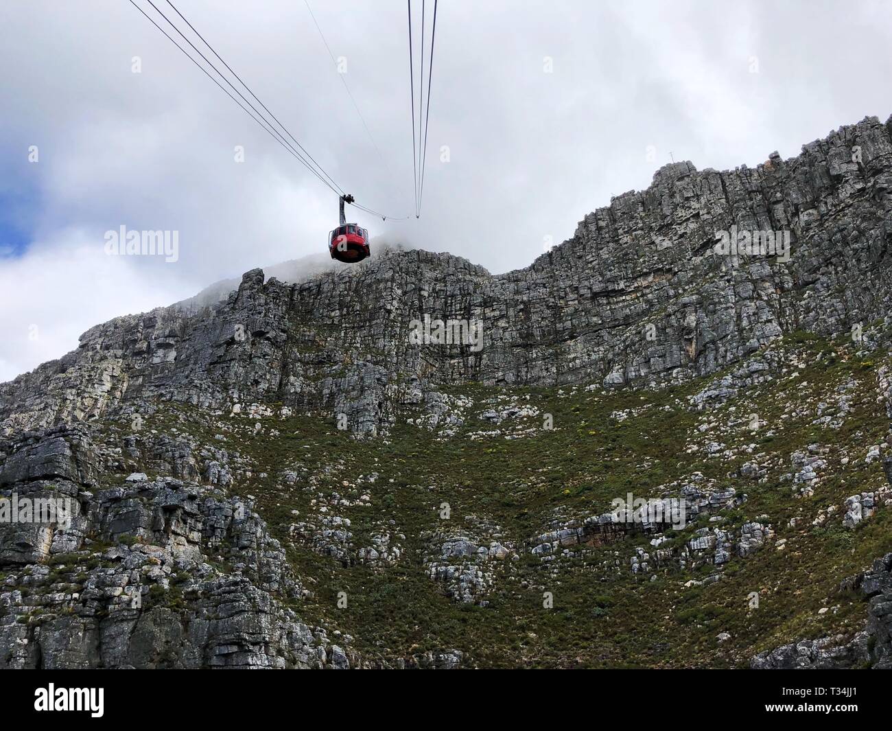 Seilbahn, Tafelberg, Kapstadt, Western Cape, Südafrika Stockfoto