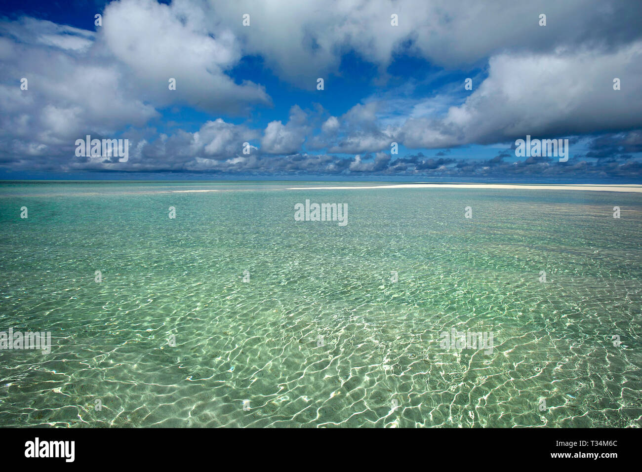 Tropical Beach, Borneo, Indonesien Stockfoto