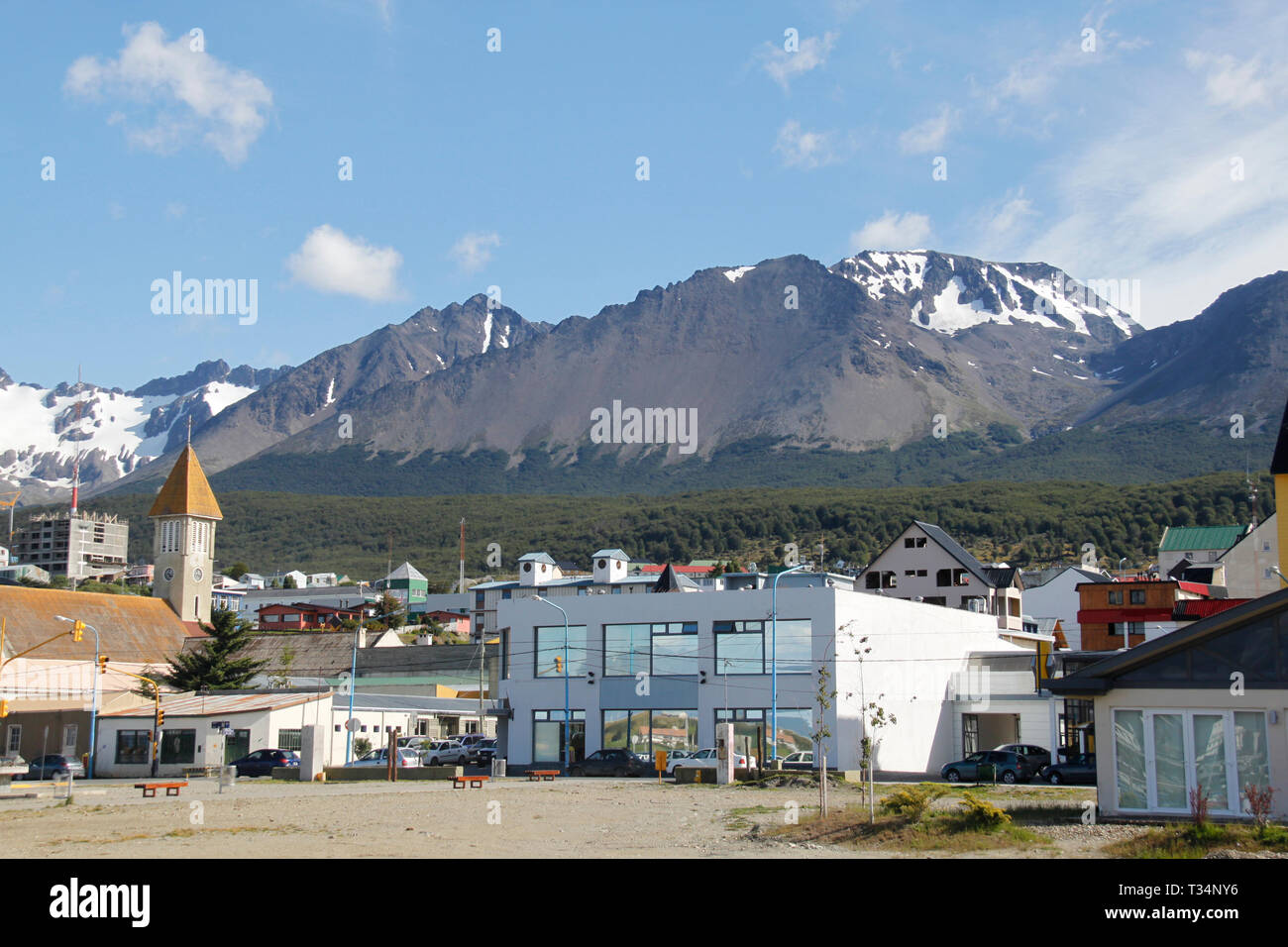 Stadtbild, Ushuaia, Feuerland, Argentinien Stockfoto