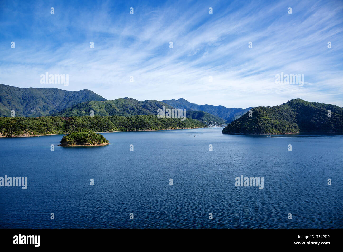 Victoria Domain und Picton, Marlborough, Südinsel, Neuseeland Stockfoto