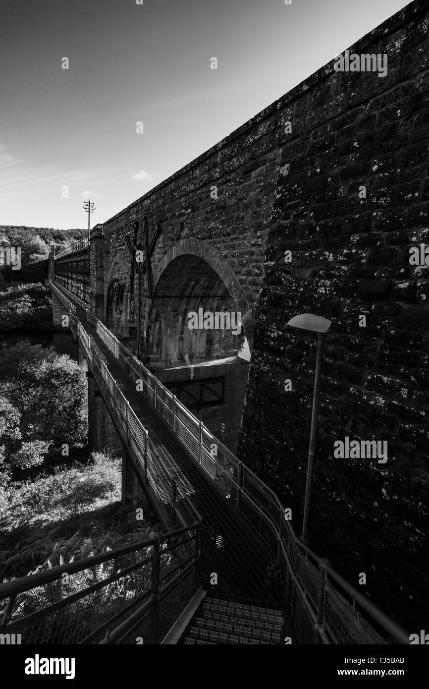 Oykel Viadukt Eisenbahn Brücke die Kyle von Sutherland Crossing an Invershin in Sutherland, nördlichen Schottland. Stockfoto