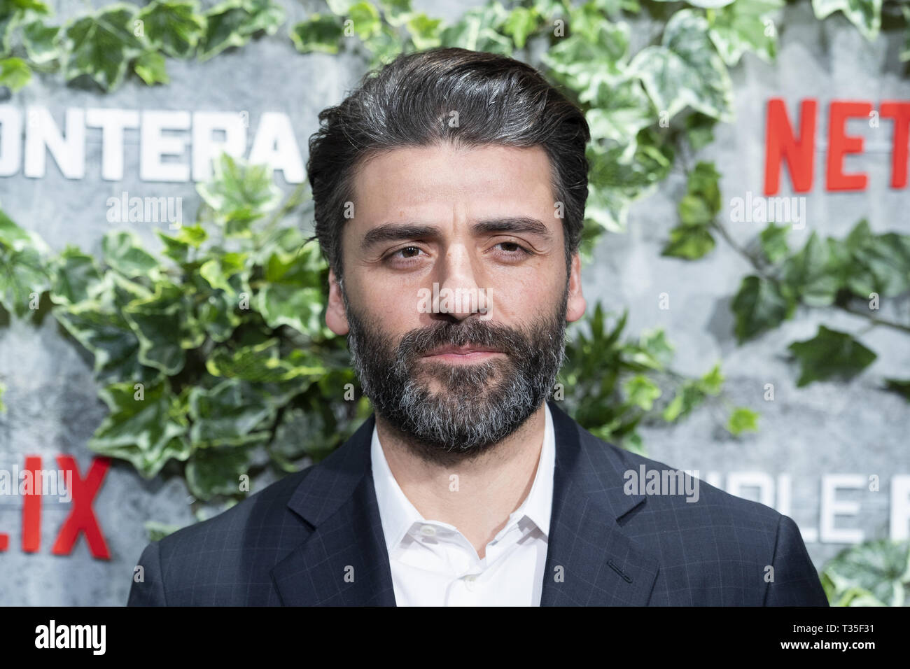 Prominente nehmen an der Triple Frontier Premiere Callao Kino in Madrid mit: Oscar Isaac Wo: Madrid, Spanien Wann: 06 Mar 2019 Credit: Oscar Gonzalez/WENN.com Stockfoto