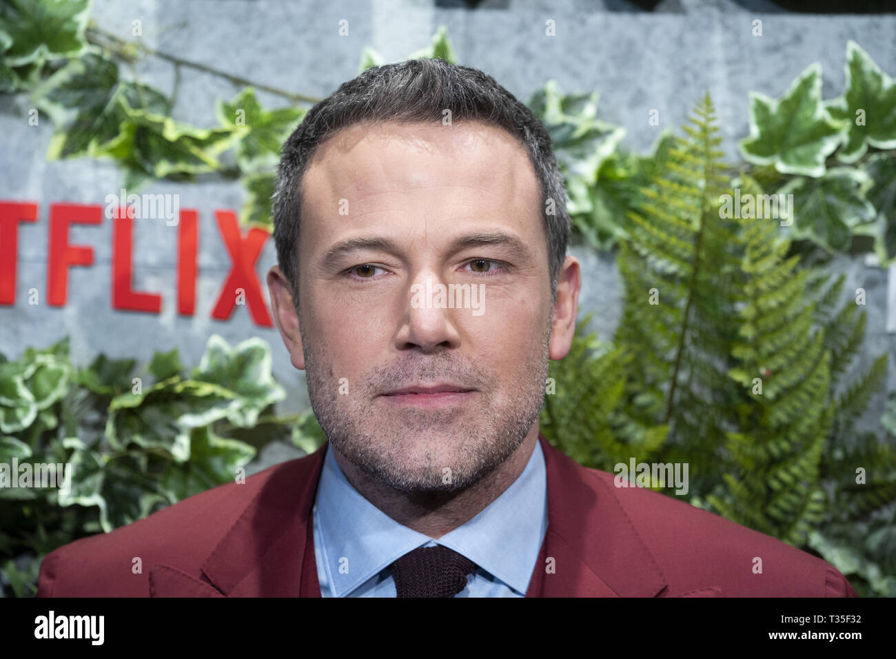 Prominente nehmen an der Triple Frontier Premiere Callao Kino in Madrid mit: Ben Affleck Wo: Madrid, Spanien Wann: 06 Mar 2019 Credit: Oscar Gonzalez/WENN.com Stockfoto