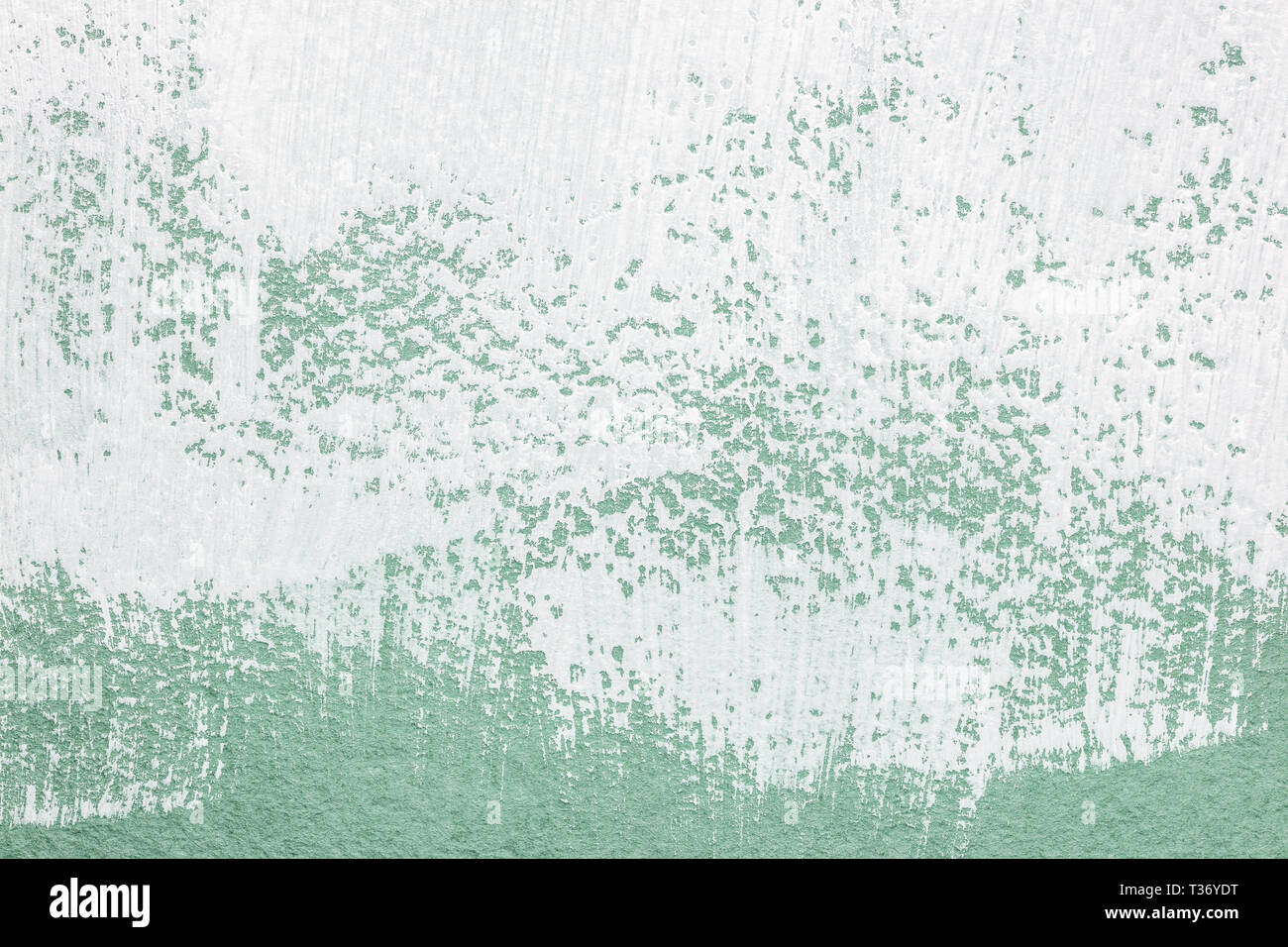 Closeup Pinselstriche Textur. abstract weiß Acryl hand Hintergrund gemalt Stockfoto