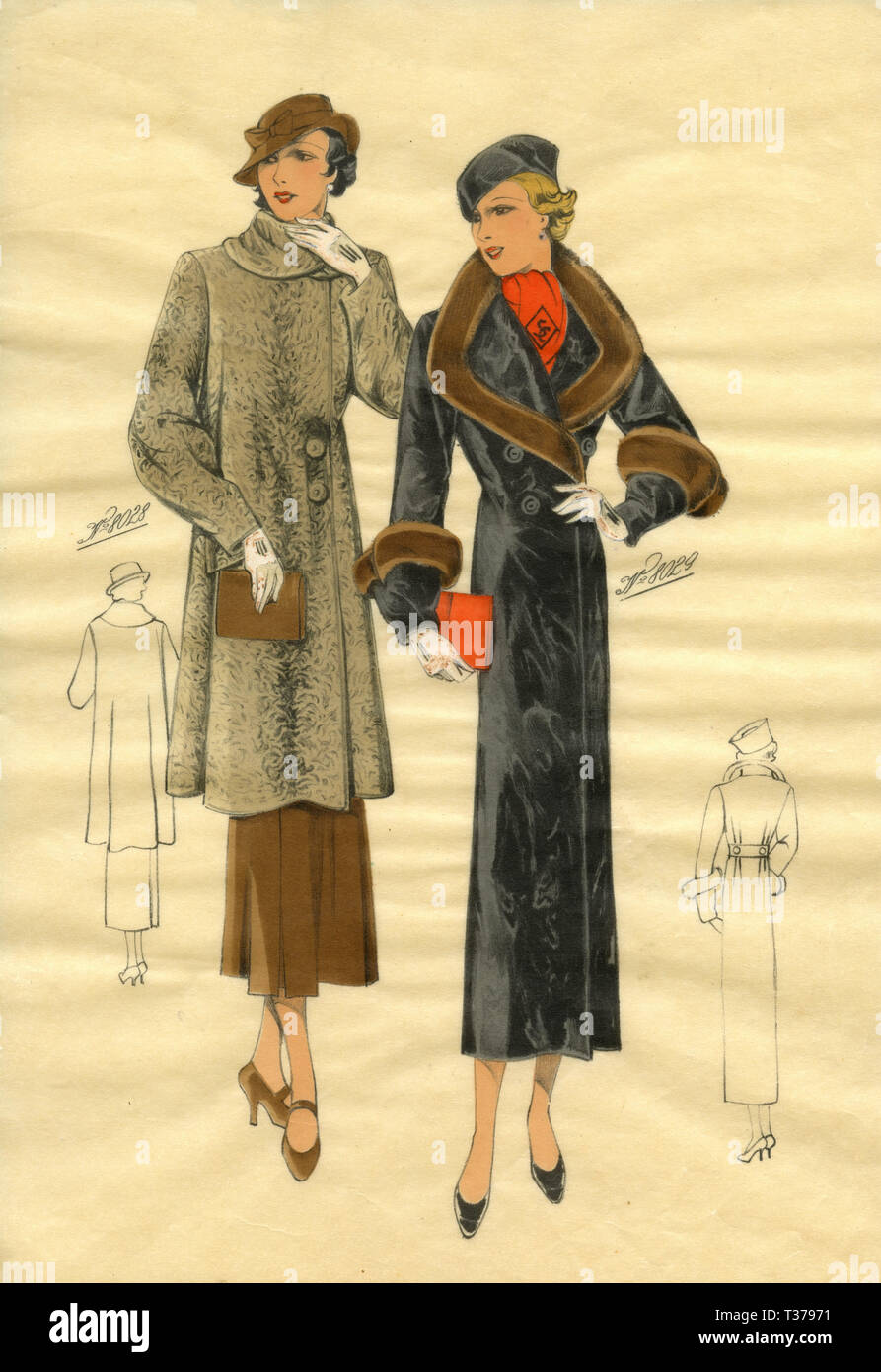 Mode Der 1930er Jahre Stockfotos und -bilder Kaufen - Alamy