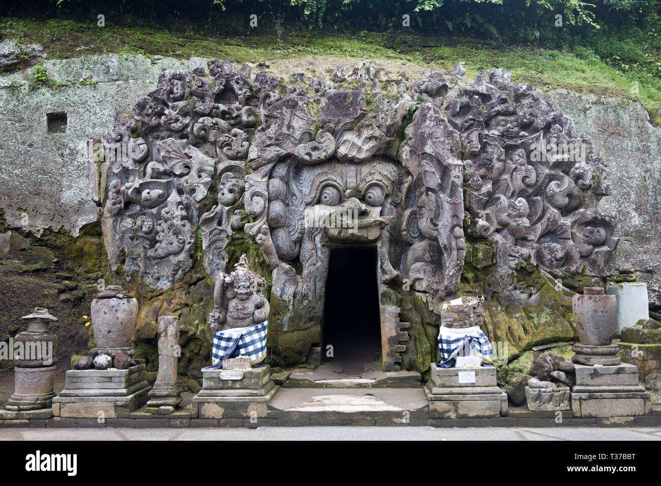 Alten balinesischen Tempel Goa Gajah (Elephant Cave) auf der Insel Bali in Indonesien Stockfoto