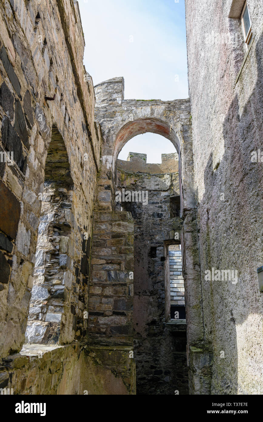 Doe Castle, County Donegal, Irland Stockfoto