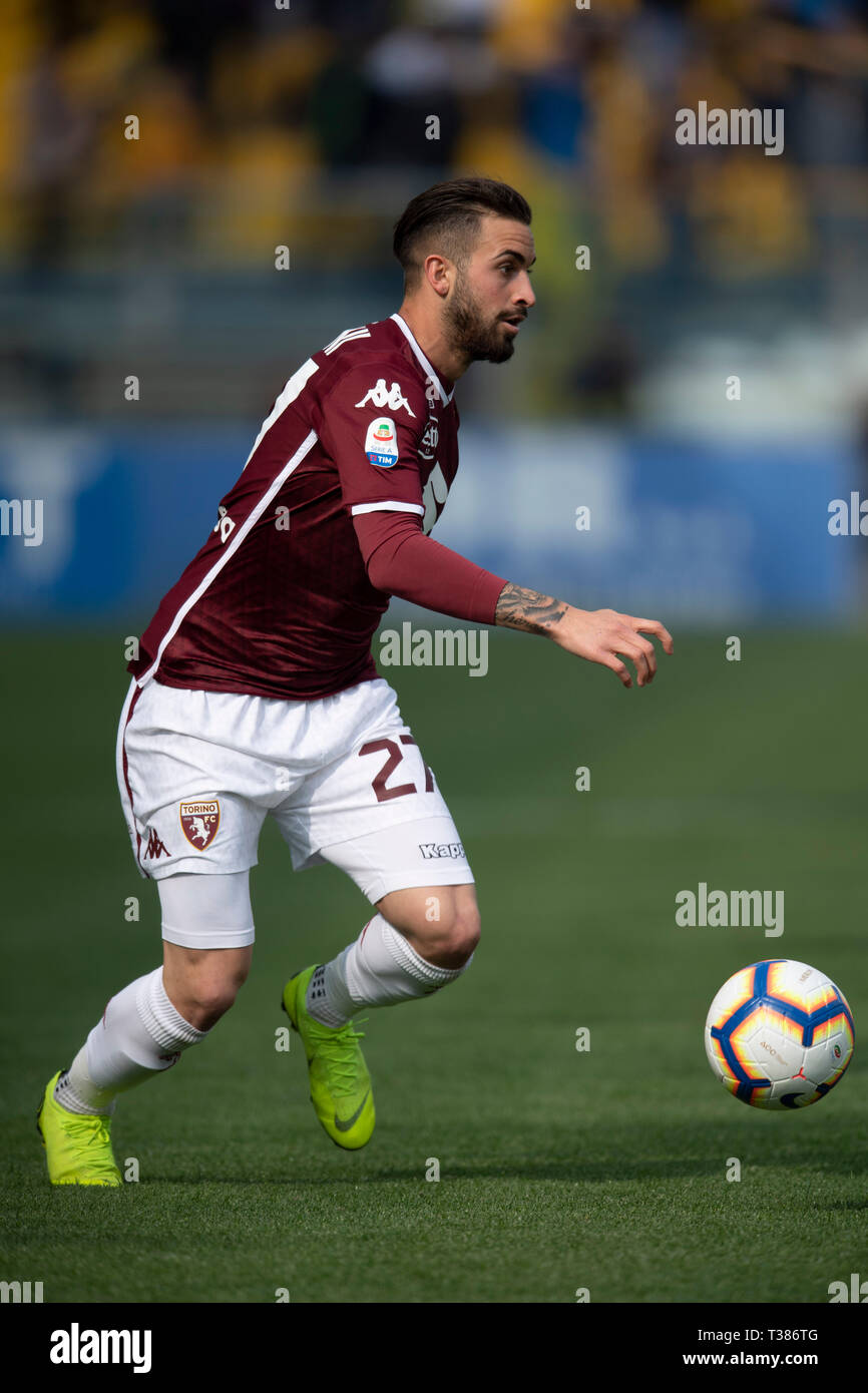 Vittorio Parigini (Turin) während Erie der Italienischen "Match zwischen Parma 0-0 Torino an Ennio Tardini Stadium am April 06, 2019 in Parma, Italien. Credit: Maurizio Borsari/LBA/Alamy leben Nachrichten Stockfoto