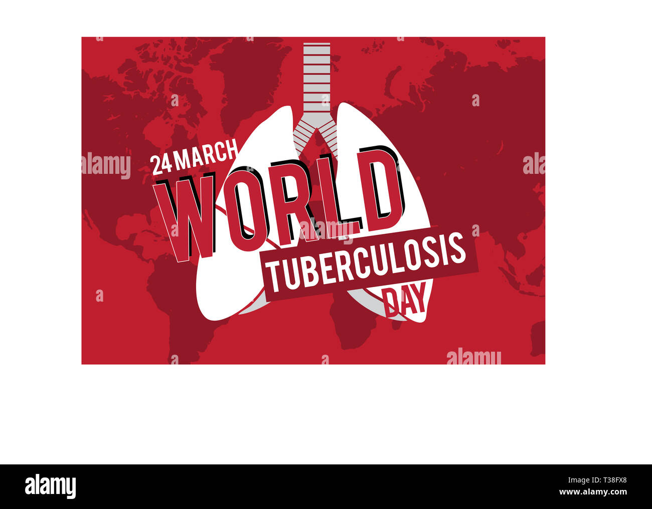 Feb 24 Welttuberkulose-tag-2 Stockfoto