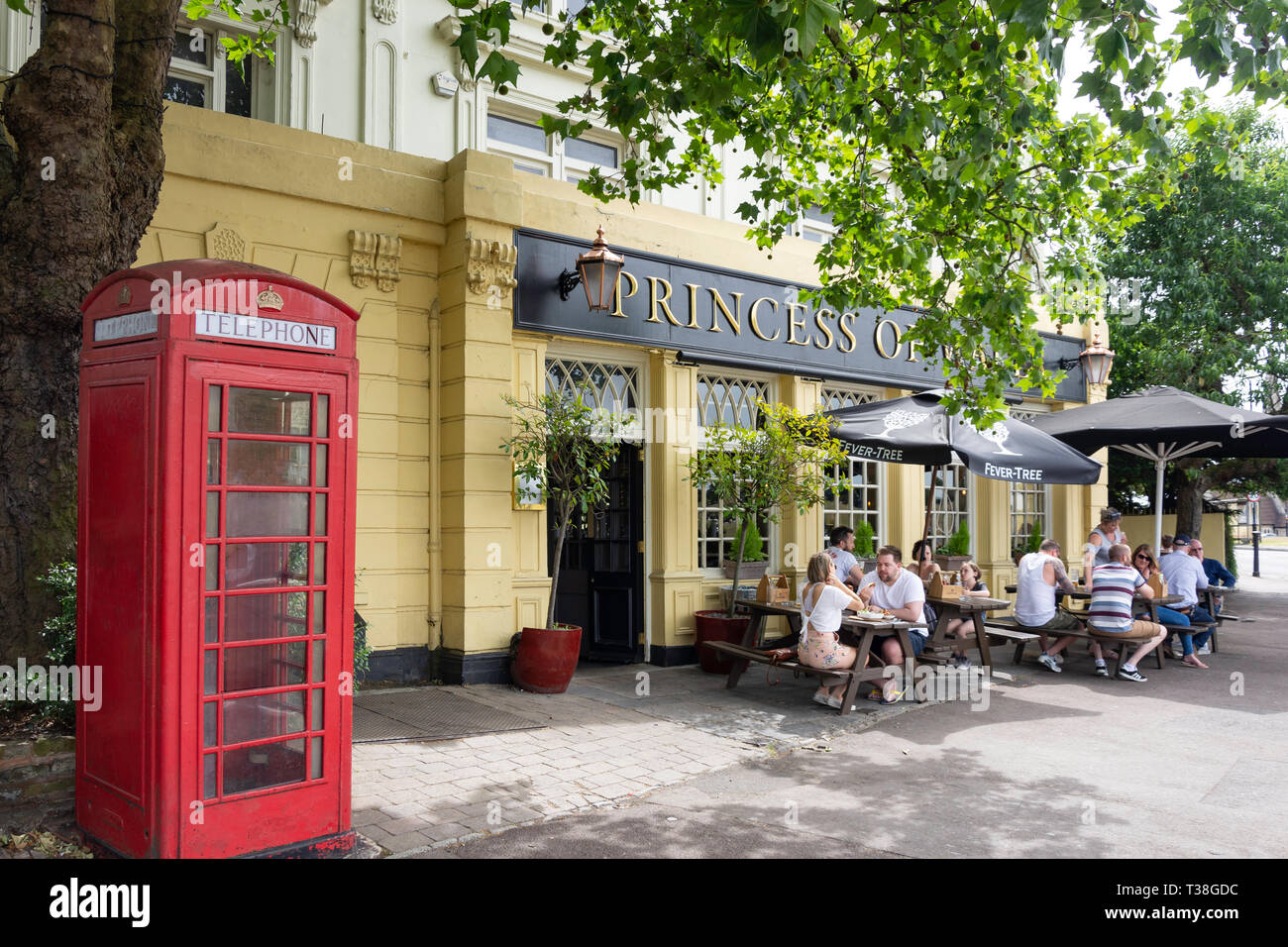 Die Prinzessin von Wales Pub, Montpelier Row, Blackheath, Royal Borough von Greenwich, London, England, Vereinigtes Königreich Stockfoto