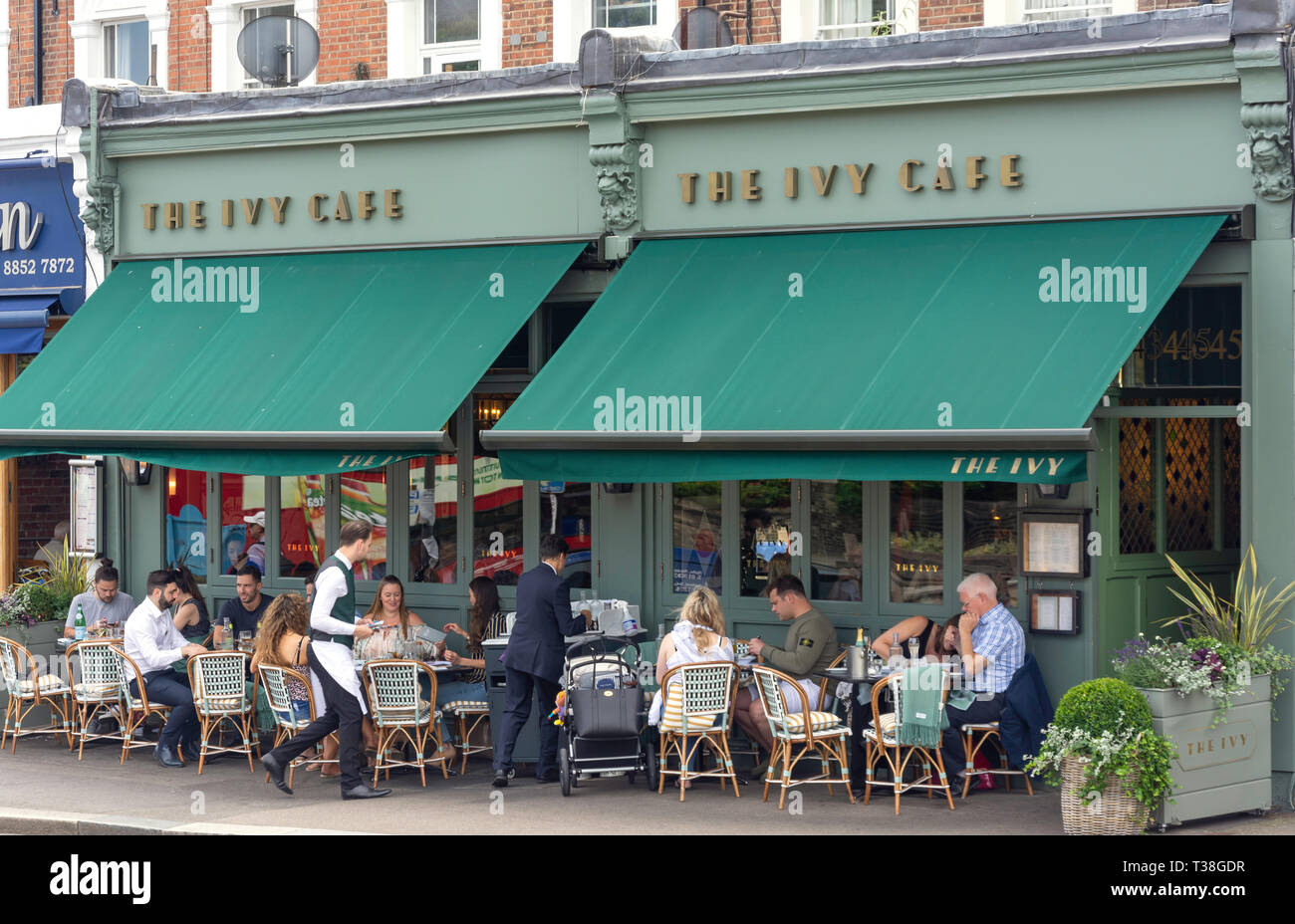 Die Ivy Cafe Blackheath, Montpelier Vale, Blackheath, Royal Borough von Greenwich, London, England, Vereinigtes Königreich Stockfoto
