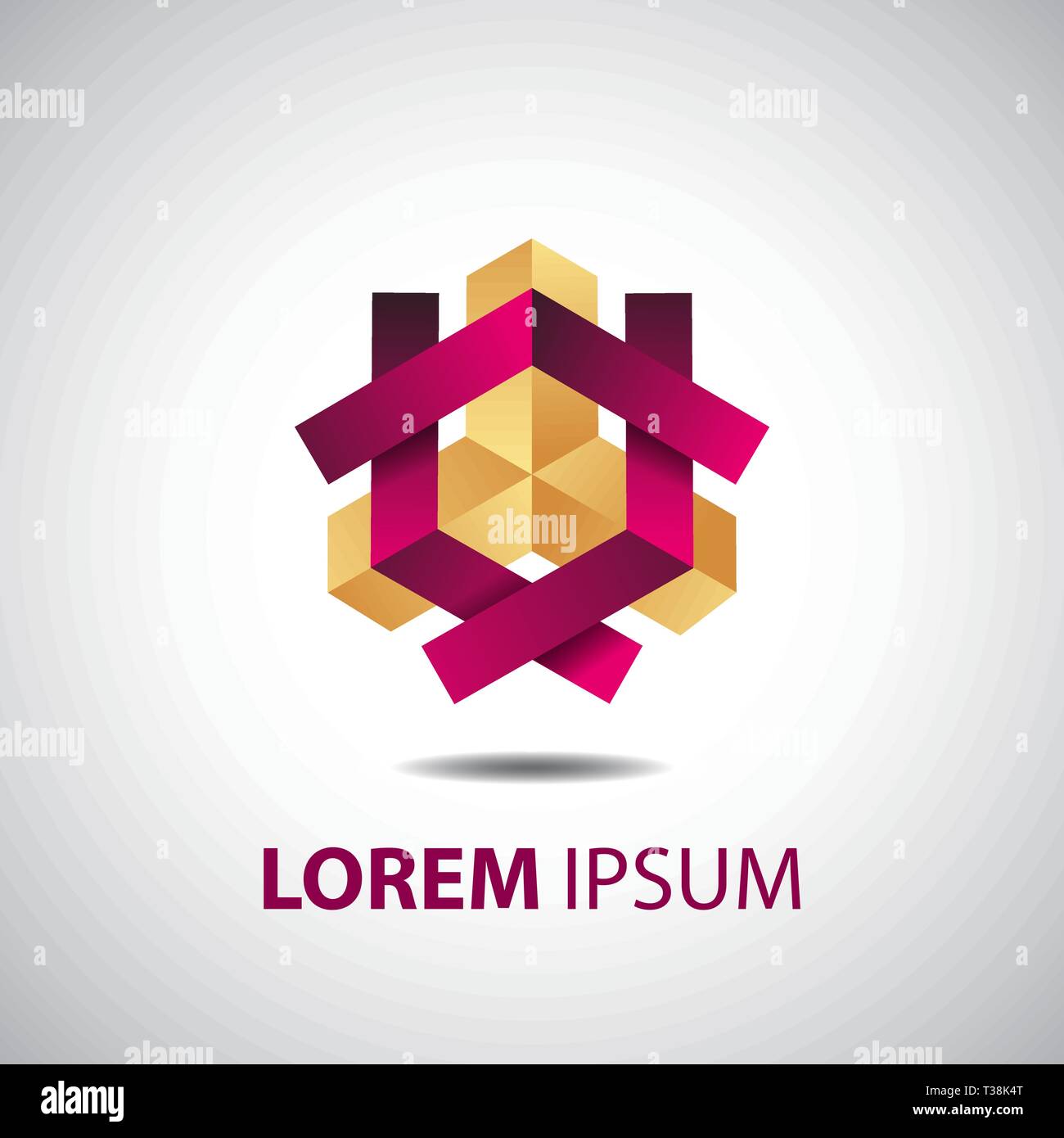 Abstrakte Logo für Ihr Unternehmen Stock Vektor