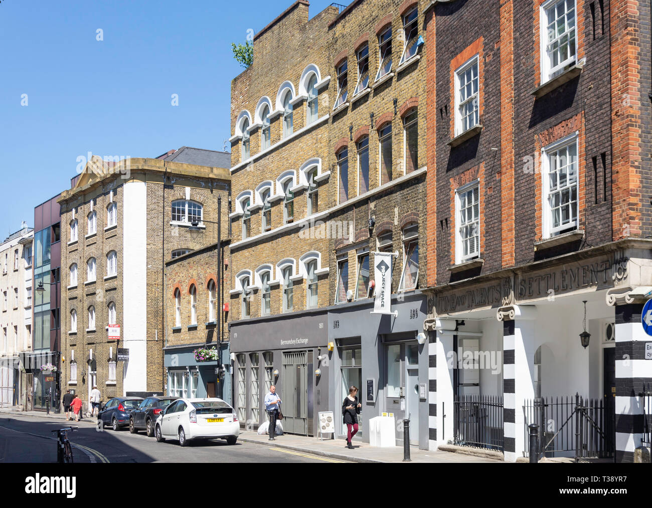 Bermondsey Street, Bermondsey, Royal Borough von Southwark, Greater London, England, Vereinigtes Königreich Stockfoto