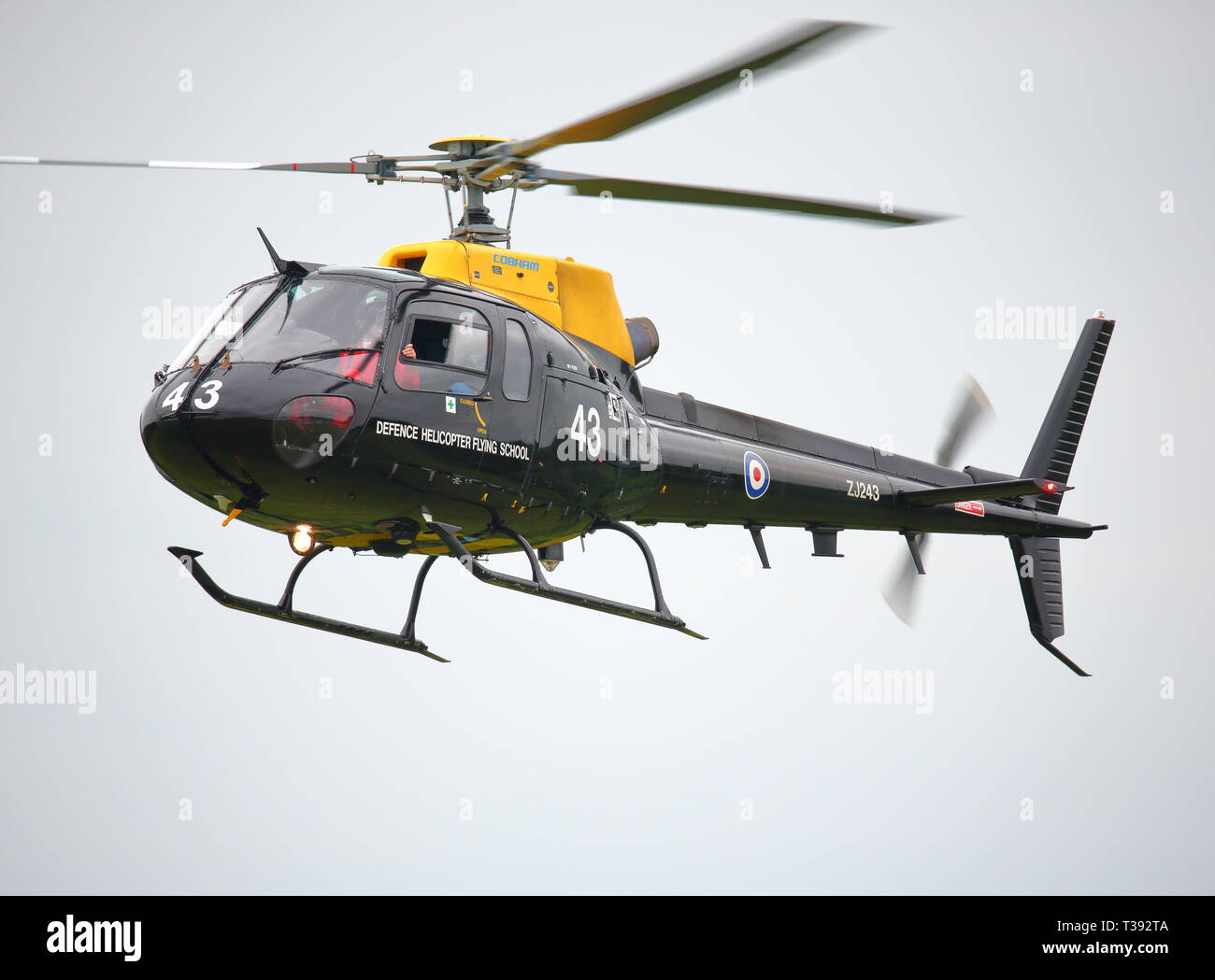 Aerospitale Hubschrauber als 350 BA ZJ 243 Defence Helicopter Flying School ZJ 243 Stockfoto