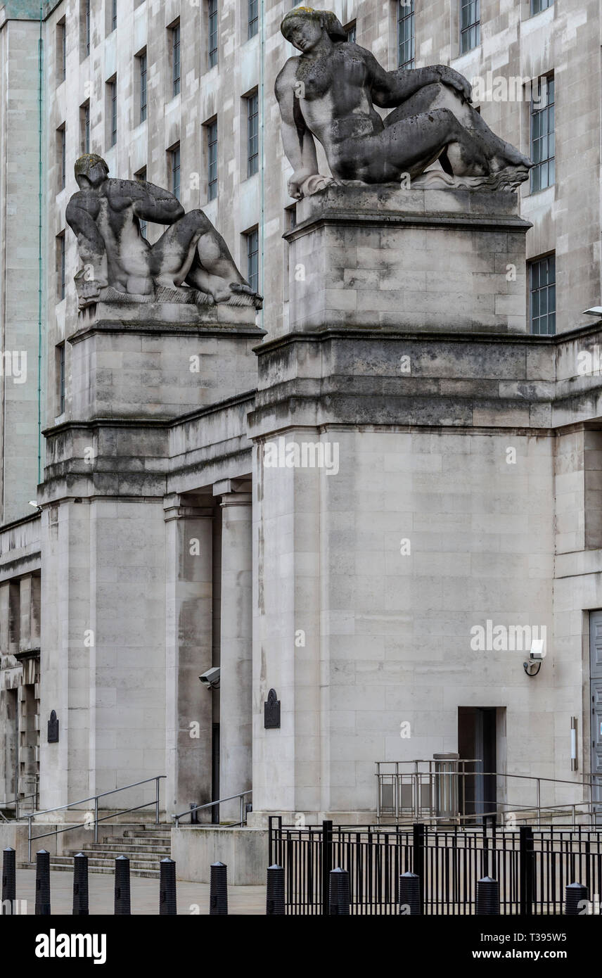 Bundesministerium der Verteidigung Gebäude, London, Samstag, 23. März 2019. Foto: David Rowland/One-Image.com Stockfoto