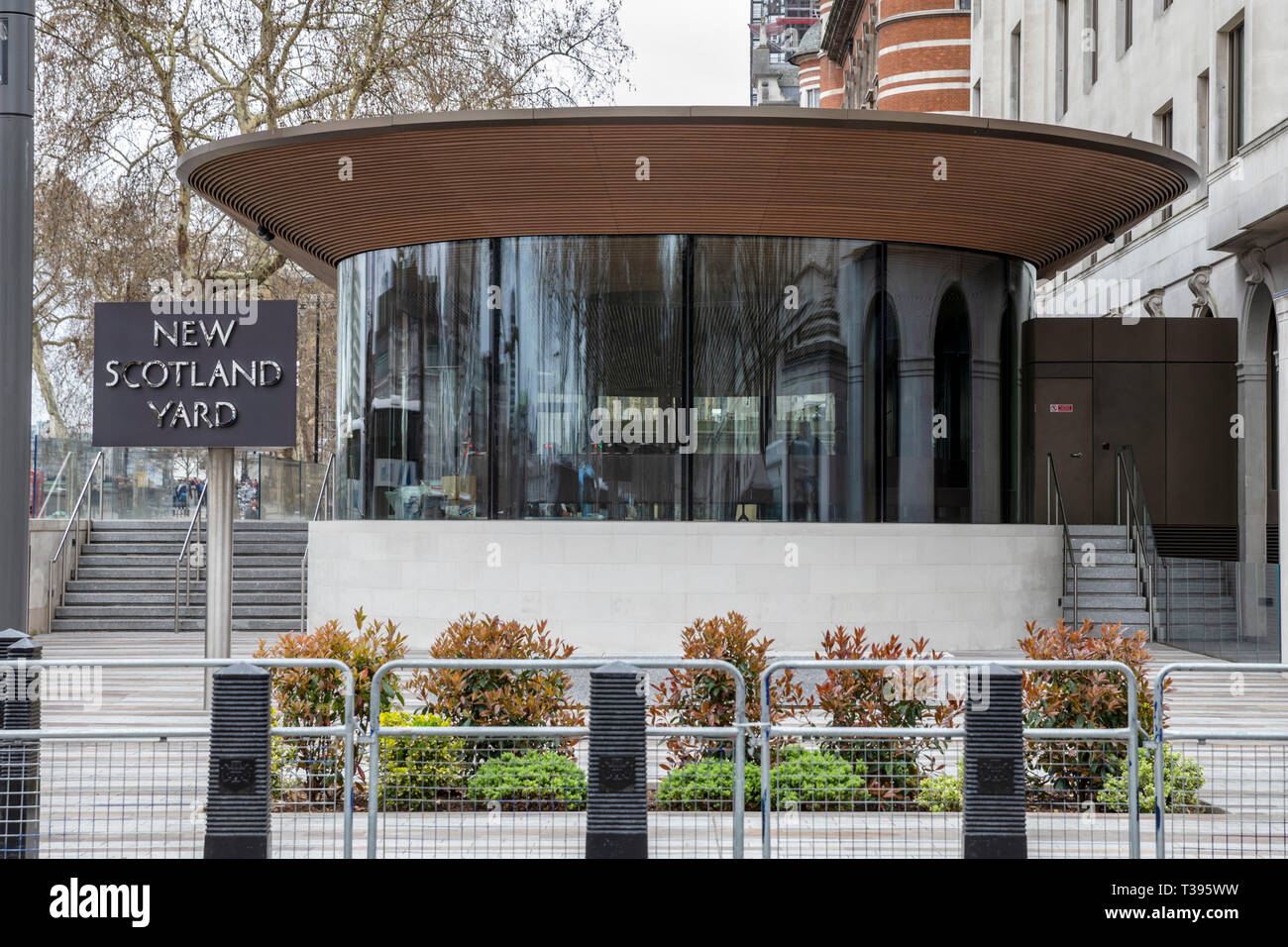 New Scotland Yard, Victoria Embankment, London, Freitag, 22. März 2019. Foto: David Rowland/One-Image.com Stockfoto