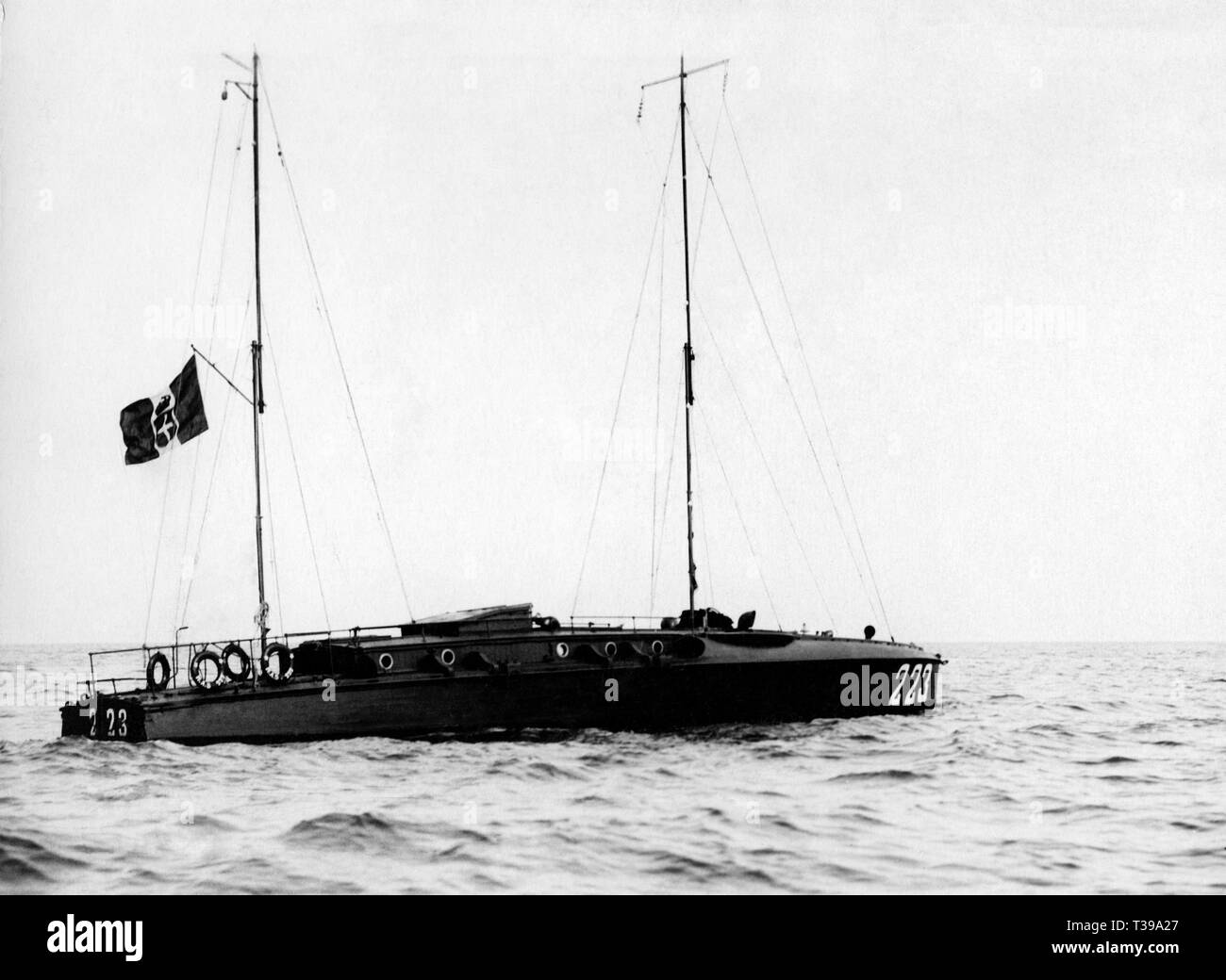 Decima flottiglia MAS, italienisch Mas 223 Radio gesteuert, 1930 Stockfoto