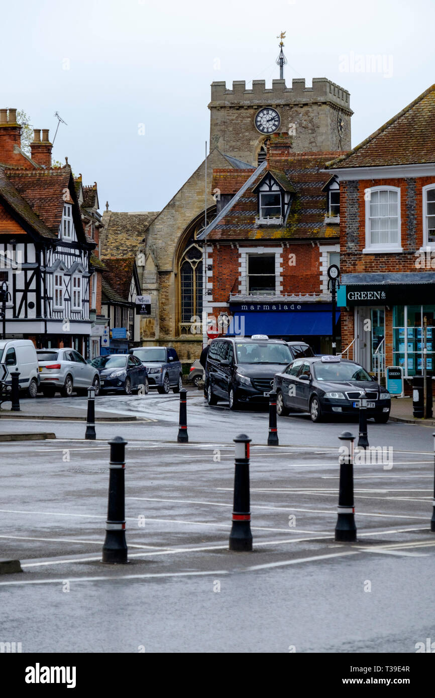 Um eine Stadt in Wantage Oxfordshire England Großbritannien Stockfoto