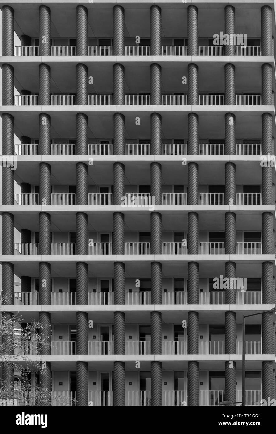 Apartment Block Abstract Stockfoto