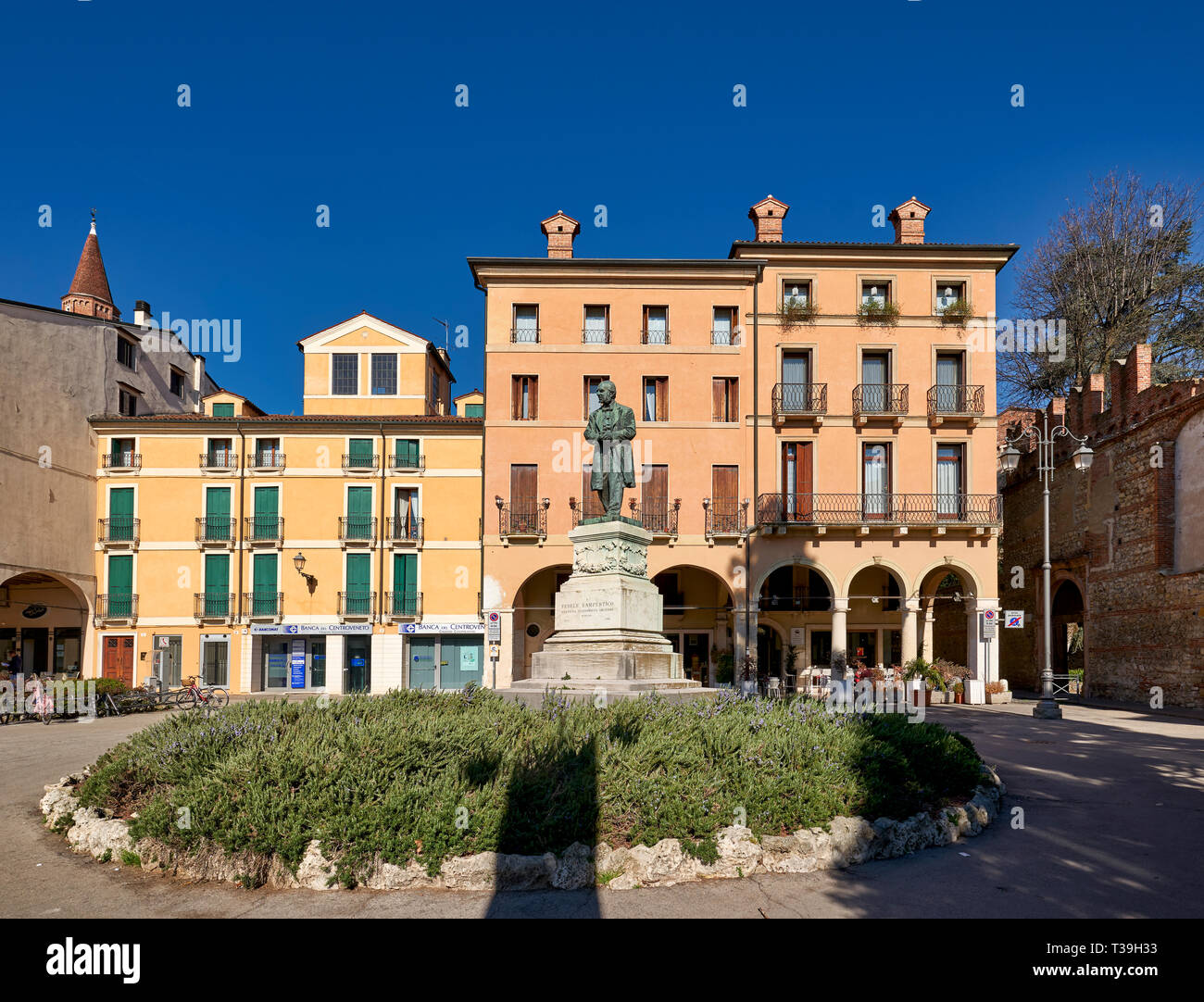 Piazza Matteotti. Vicenza, Venetien, Italien Stockfoto