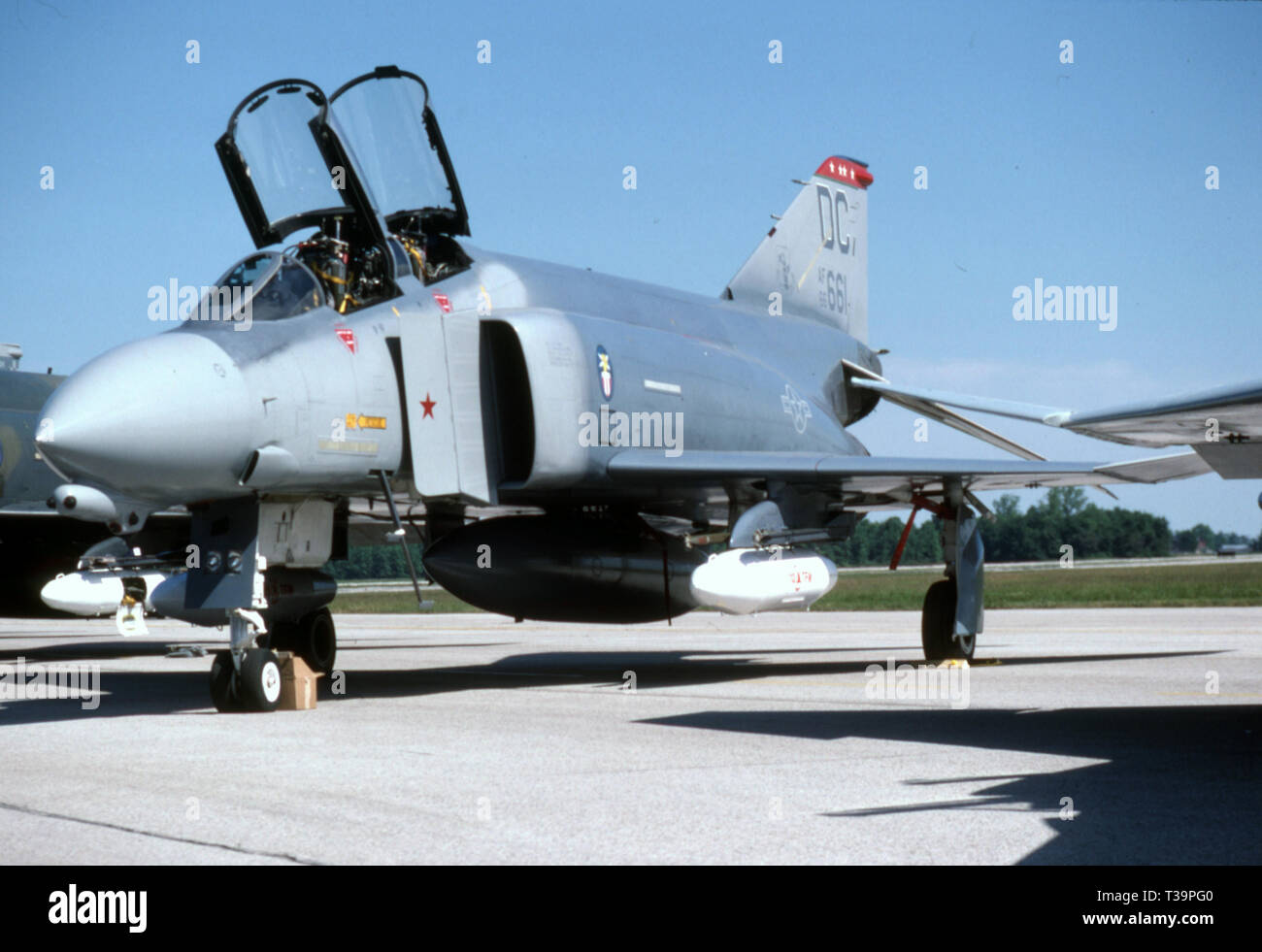 USAF United States Air Force McDonnell Douglas F-4 Phantom II D Mig-Killer über Noth Vietnam Stockfoto
