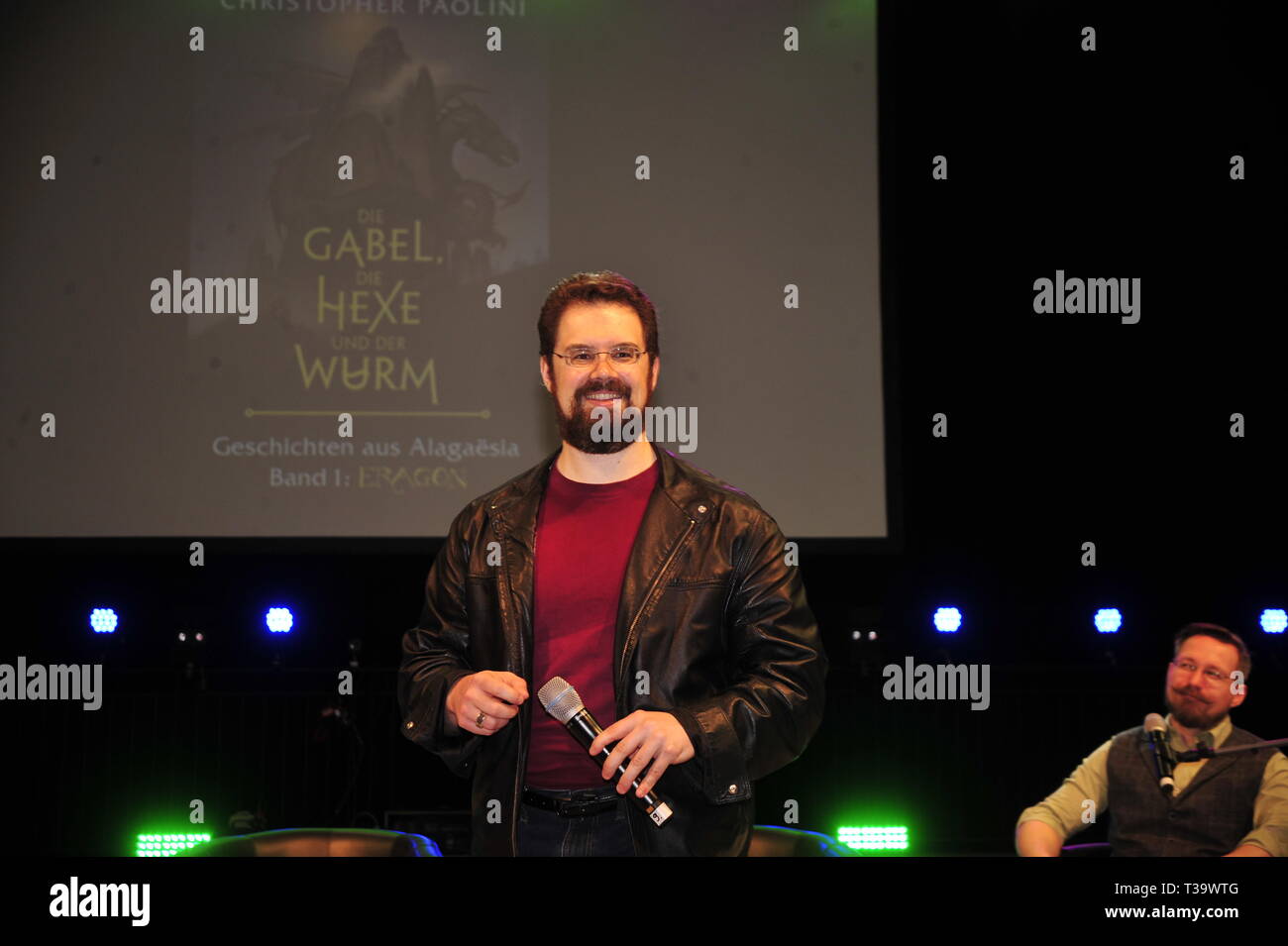 Christopher Paolini bei der Vorstellung Waden Buches 