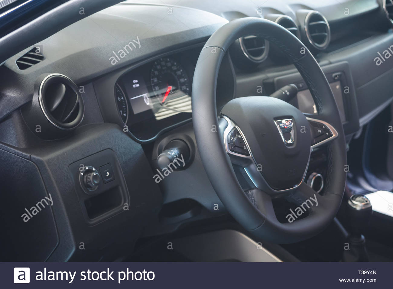 Der Dacia Duster Armaturenbrett Lenkrad Interieur Neue