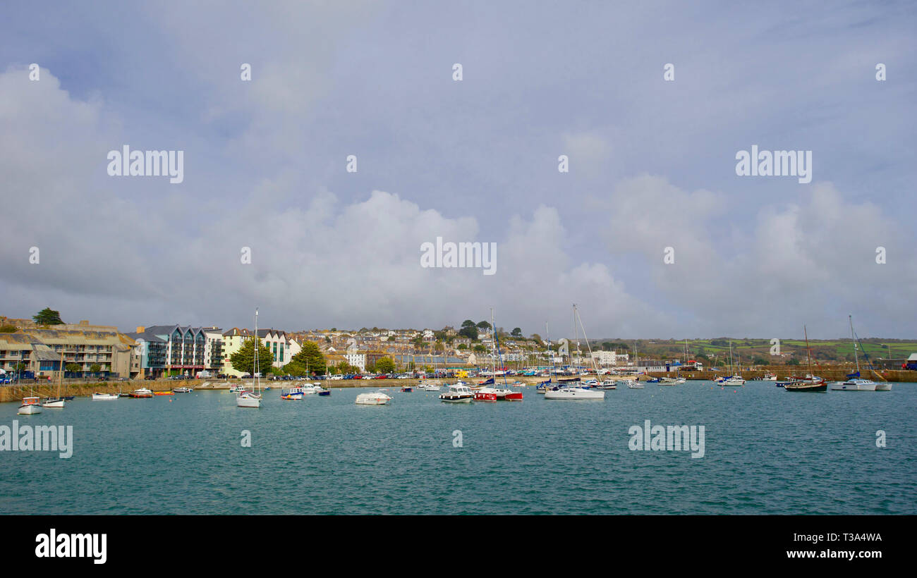 Hafen von Penzance, Penzance, Cornwall, England. Stockfoto