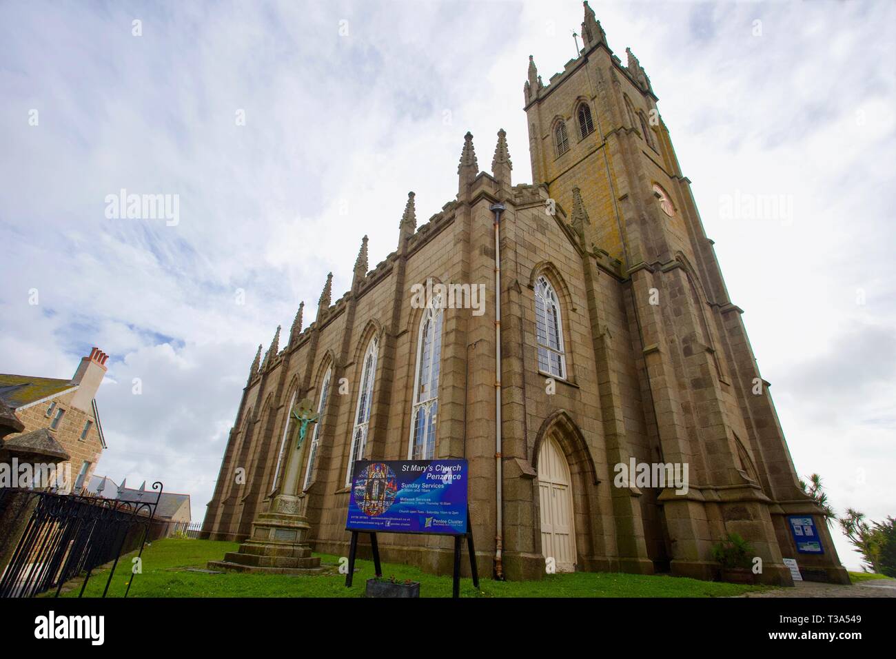 St Mary's Church, Penzance, Cornwall, England. Stockfoto