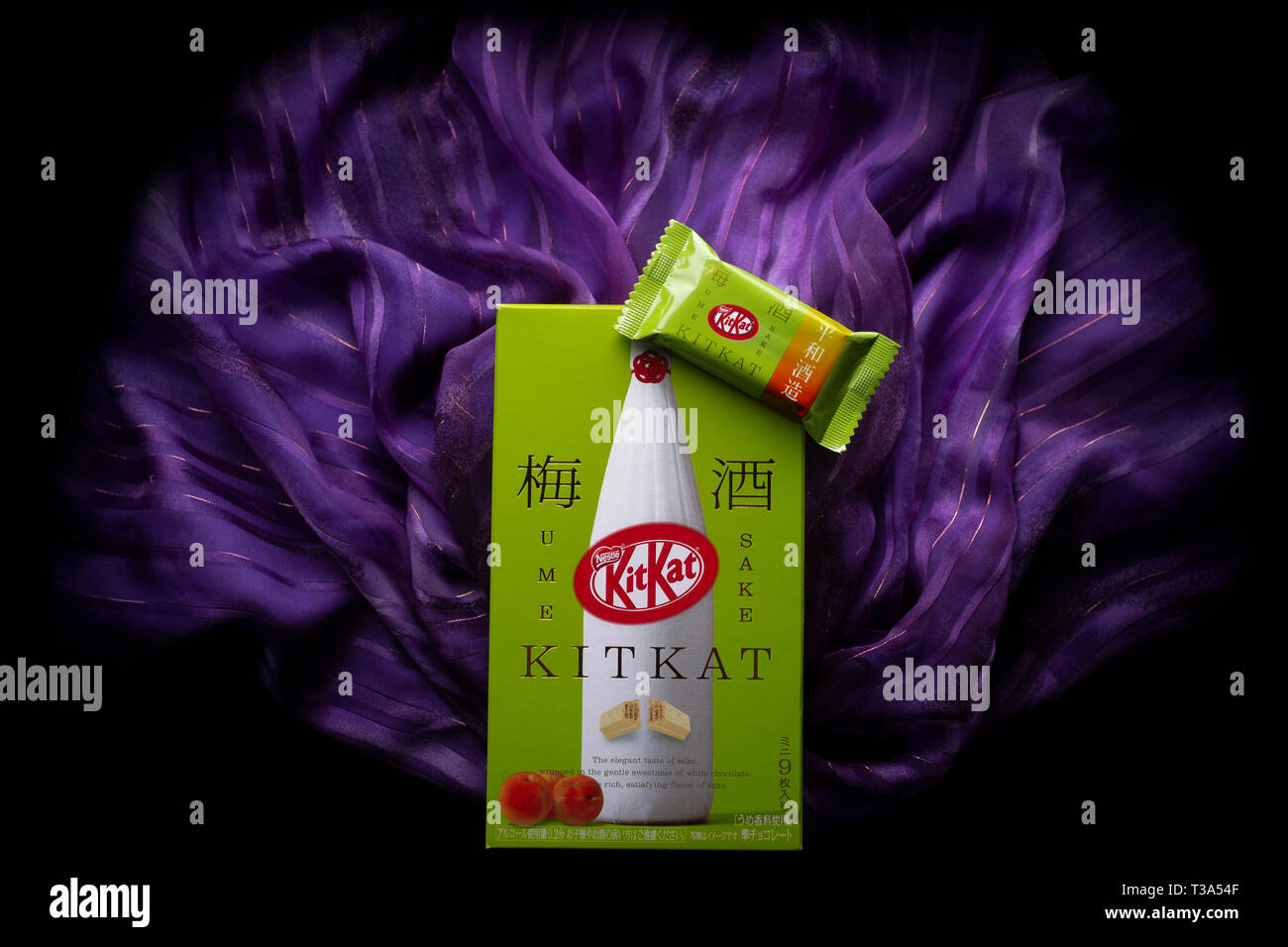 Eine Japanische Pflaume Willen Kit Kat Stockfoto