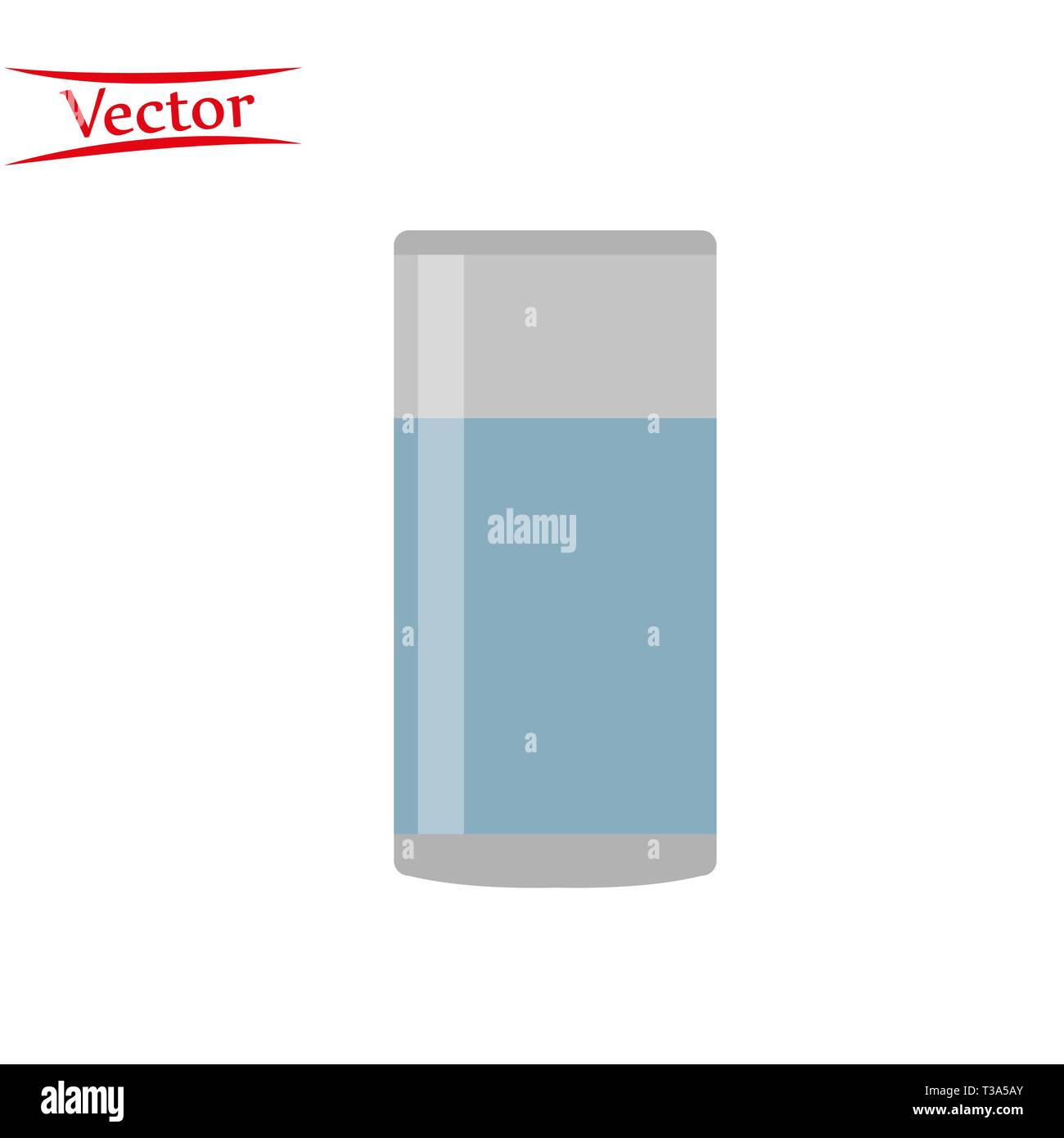 Verfügbare Kaffeetassensymbol. Tasse Kaffee Kaffee mit Dampf dünne blaue Symbol eps 10. Stock Vektor