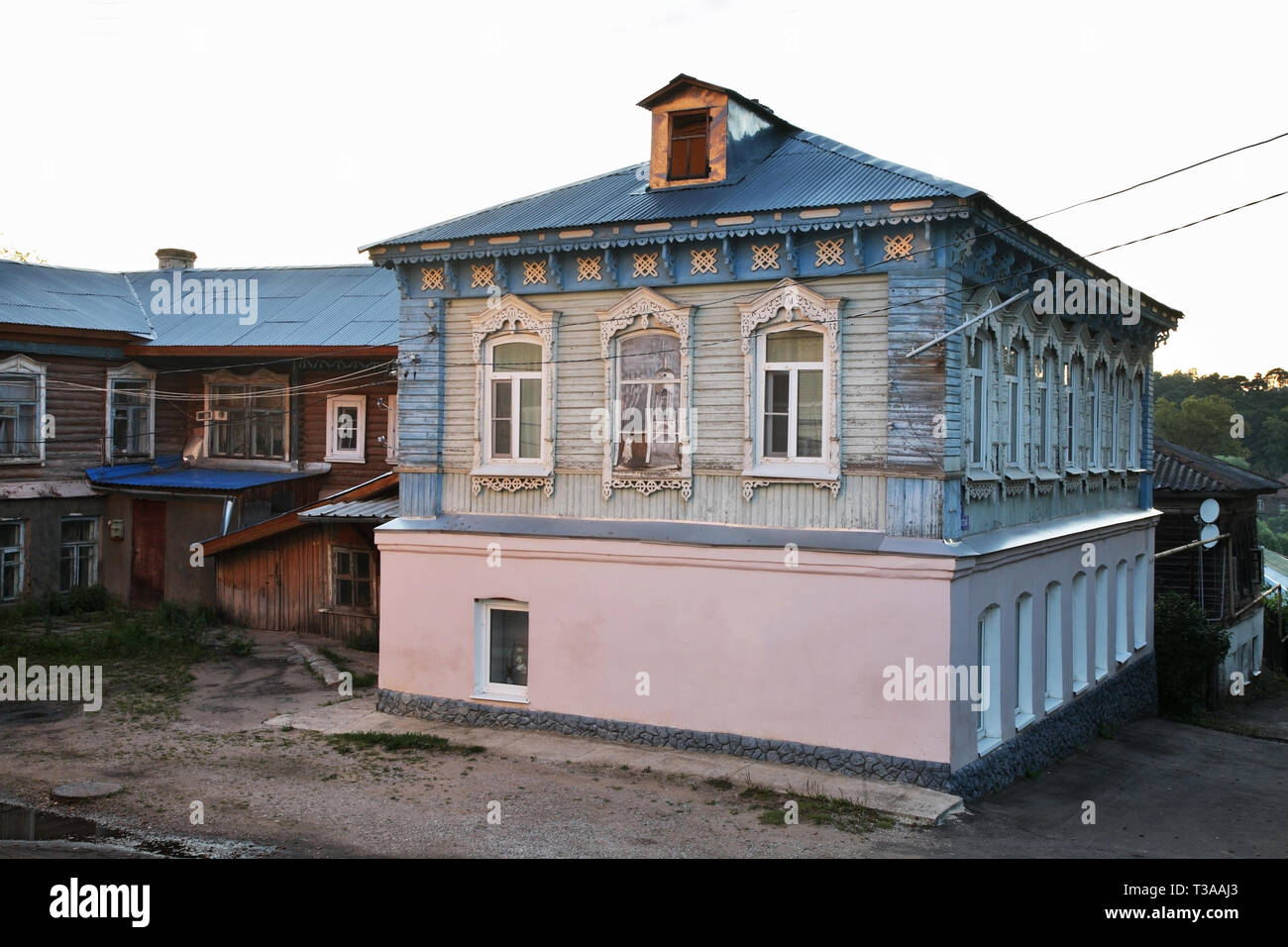 Blick auf borovsk. Oblast Kaluga. Russland Stockfoto