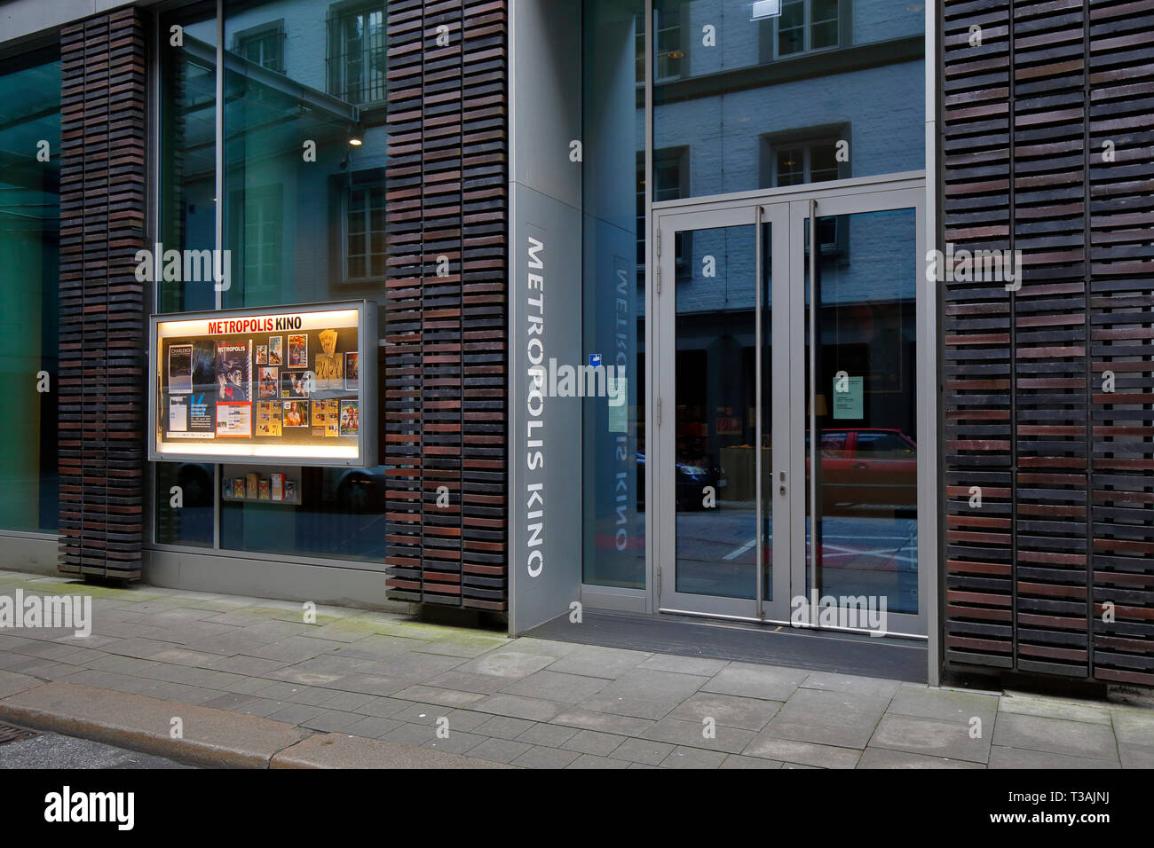 Metropolis Kino, kleine Theaterstraße 10, Hamburg, Deutschland. aussen Storefront wie im Kino Stockfoto