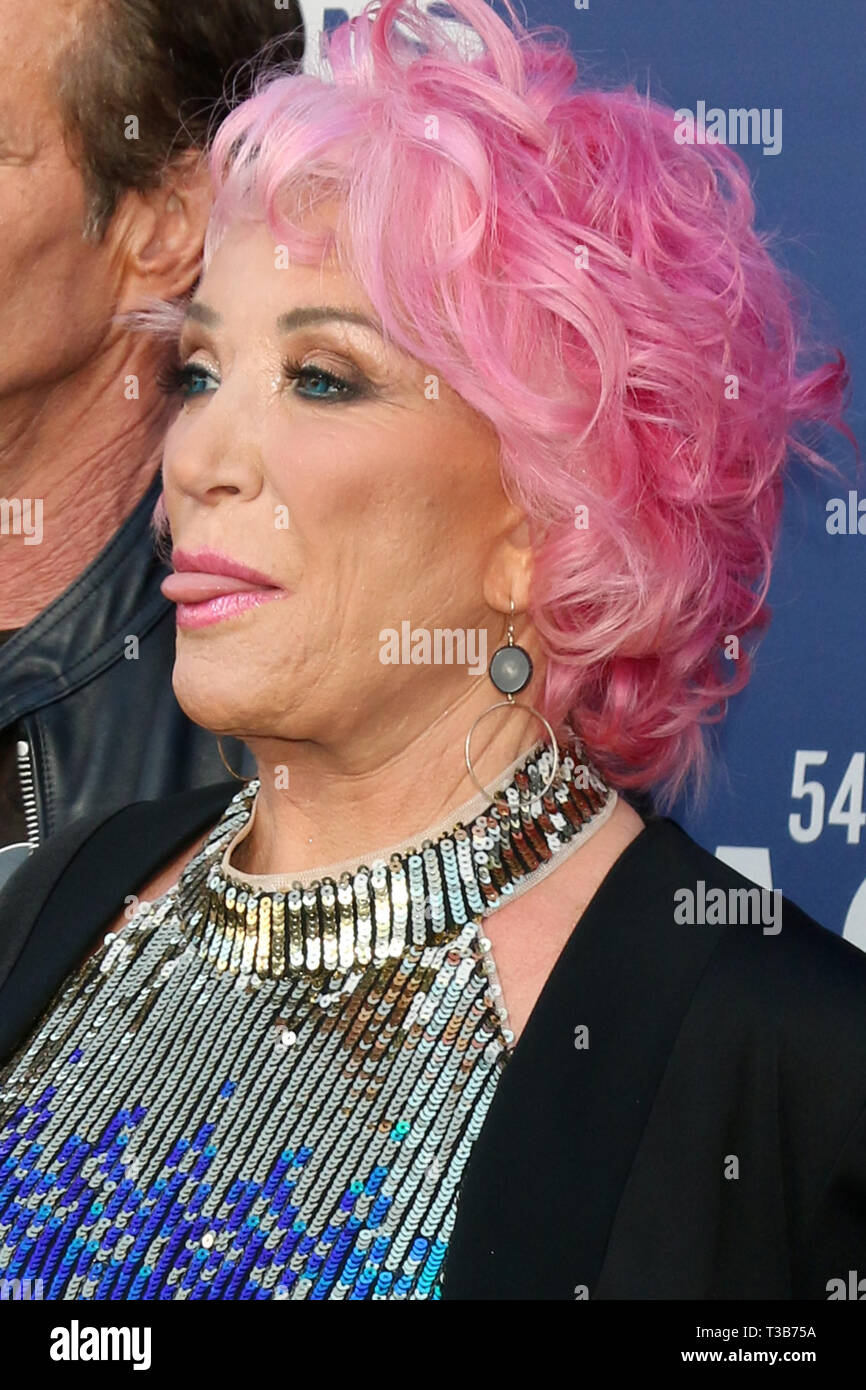 April 7, 2019 - Las Vegas, NV, USA - LAS VEGAS - APR 7: Dennis Quaid, Tanya Tucker auf der 54 Akademie der Country Music Awards im MGM Grand Garden Arena am 7. April 2019 in Las Vegas, NV (Credit Bild: © Kay Blake/ZUMA Draht) Stockfoto