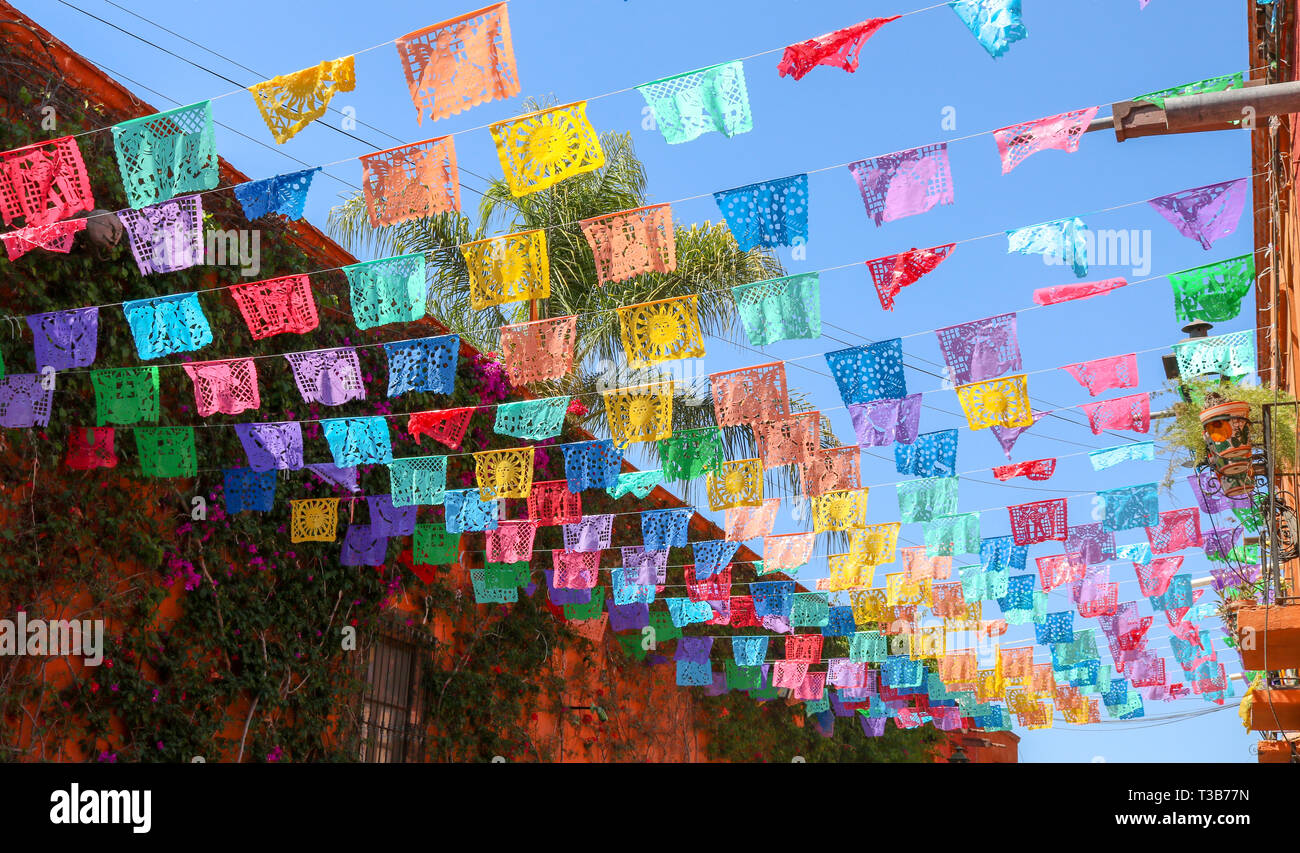 Mexikanische Banner Stockfoto