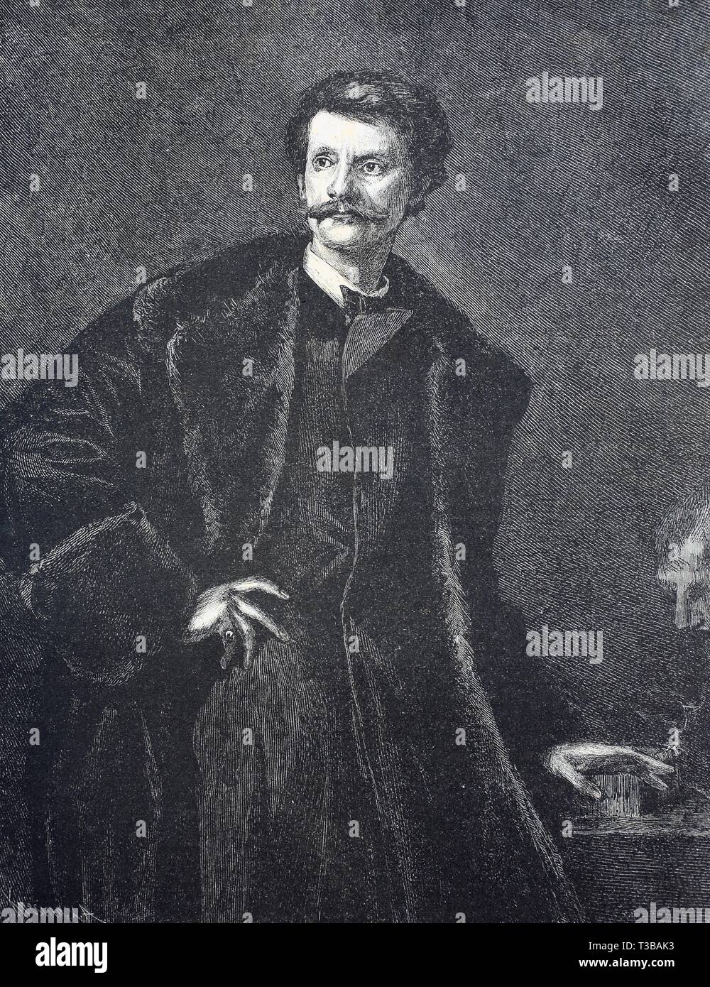 Karl Theodor von Piloty, 1826-1886, deutscher Maler 1880, historische Darstellung, Deutschland, Europa Stockfoto