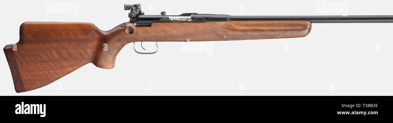 Die langen Arme, moderne Systeme, Sport Gewehr Wostok, Kaliber 5,45 x 39 (?), Nummer H-378, Additional-Rights - Clearance-Info - Not-Available Stockfoto