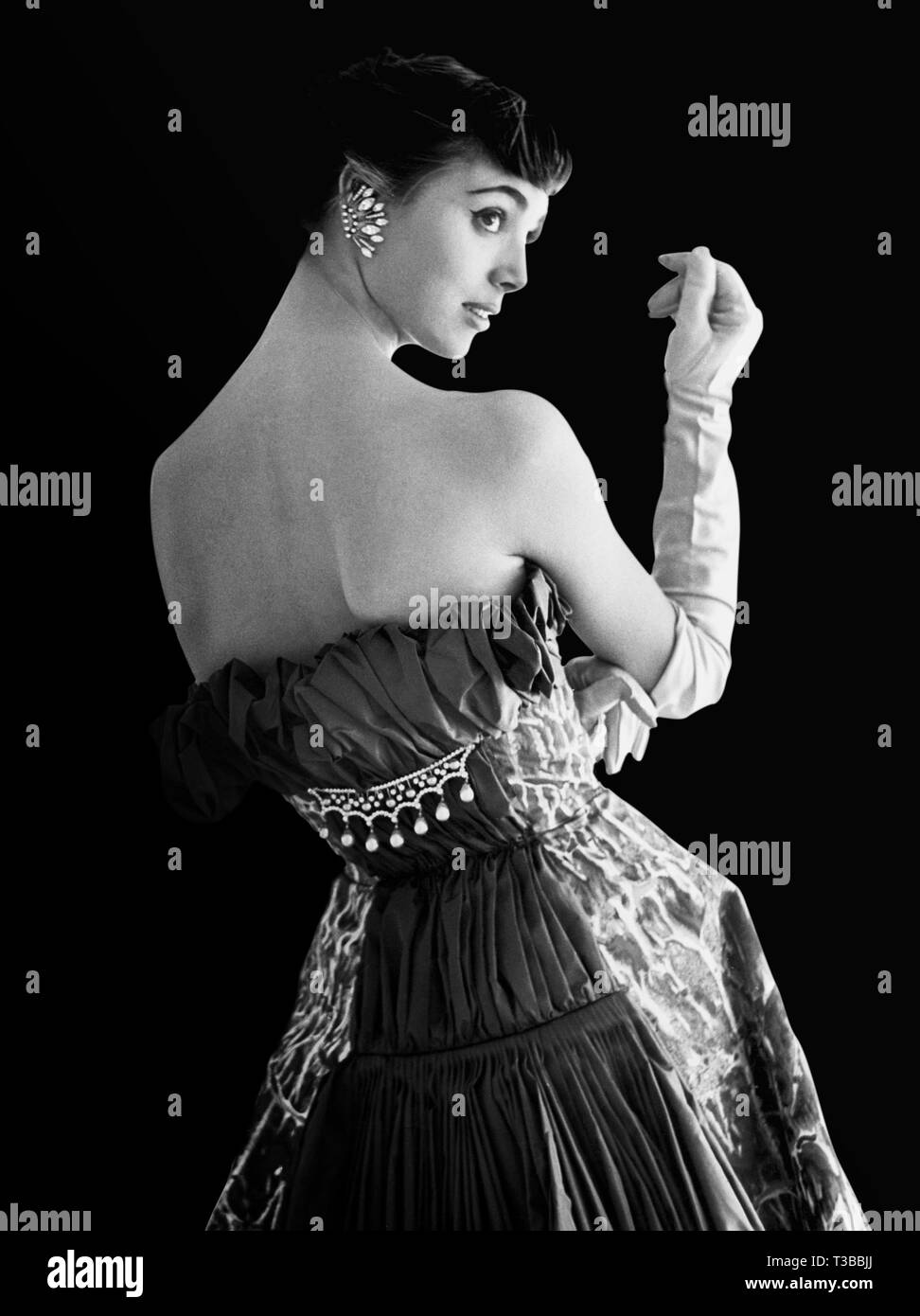 Im Stil der 50er Stockfoto