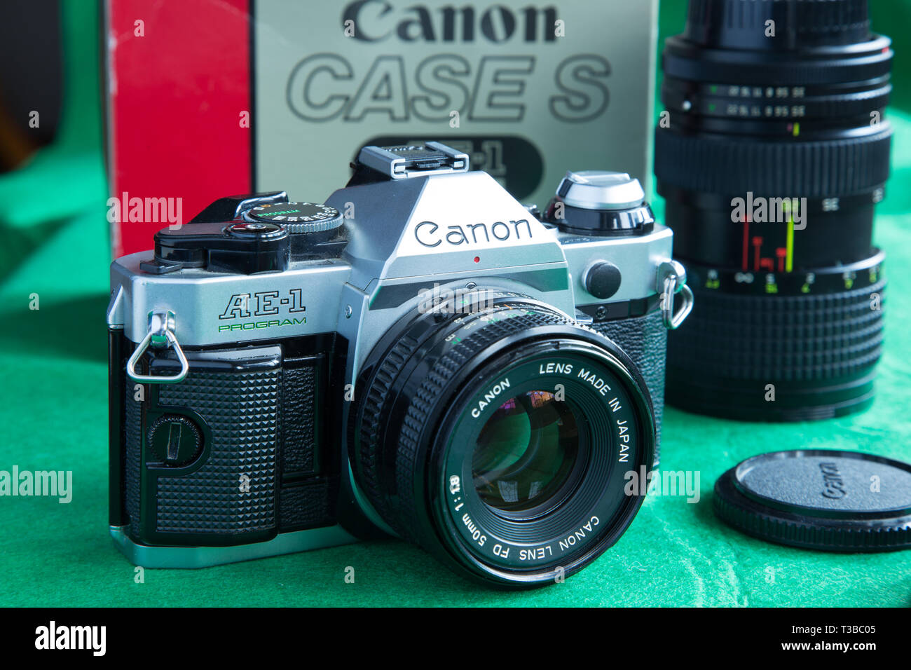 Canon AE-1 Program 35mm Film SLR Kamera Stockfoto