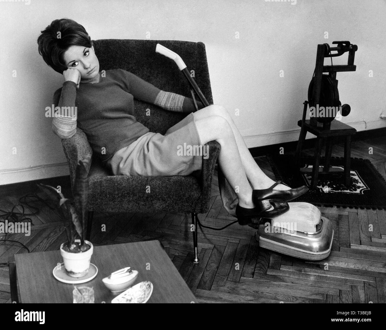 Hausfrau, 1968 Stockfoto